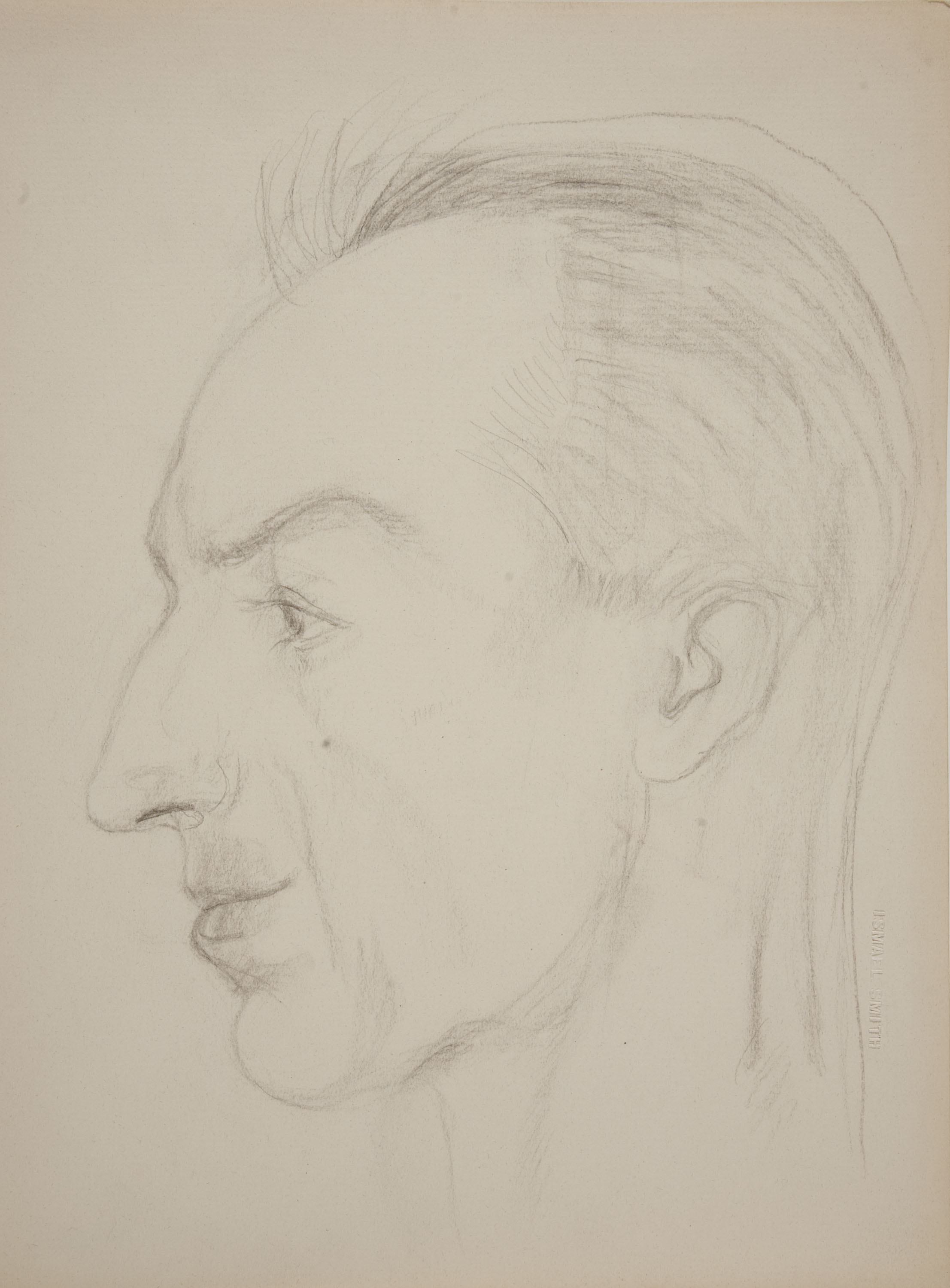 image for: Ismael Smith - Retrat de Juan Rosal (anvers) / Retrat de Juan Rosal (revers) - Cap a 1953
