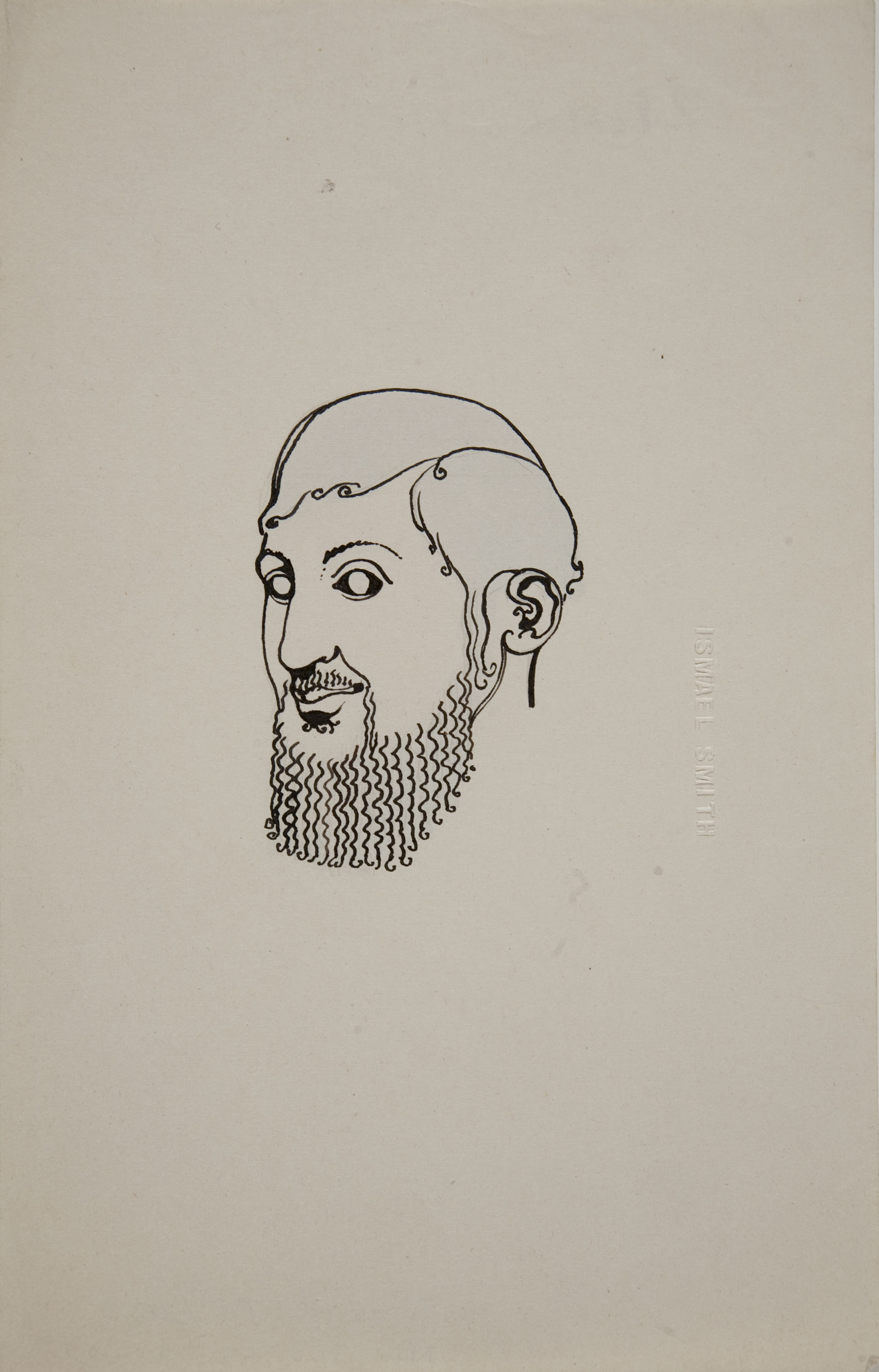 image for: Ismael Smith - Retrat de Juan Diego Ruiz (anvers) / Retrat de Juan Diego Ruiz (revers) - 1913