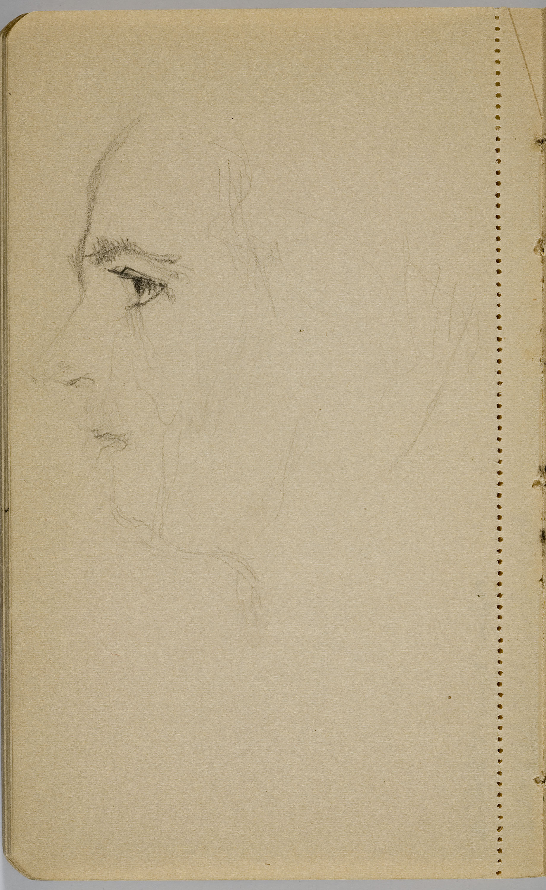 image for: Ismael Smith - Esbós de retrat masculí - Cap a 1911-1913