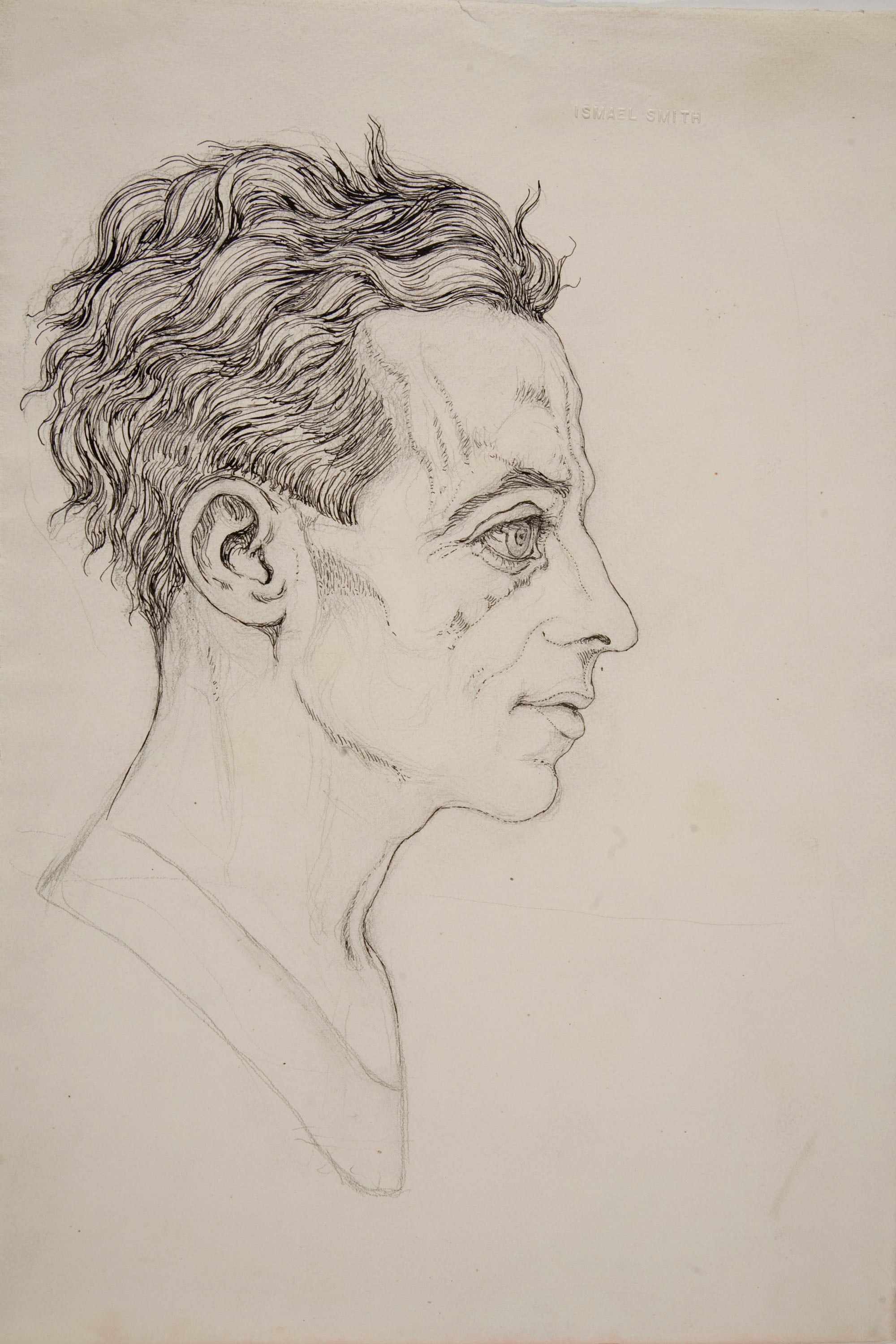 Ismael Smith - Retrat d'Isaac Smith - Cap a 1921 image for: Ismael Smith - Retrat d'Isaac Smith - Cap a 1921