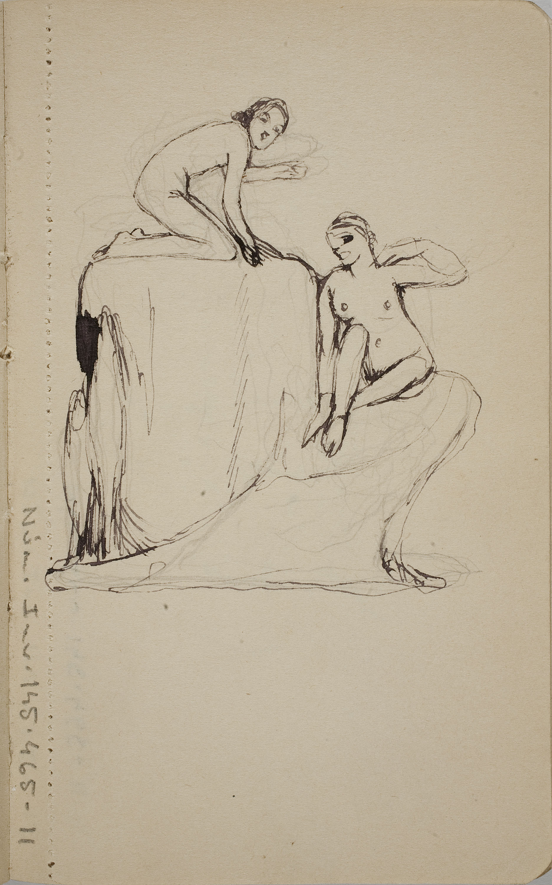 image for: Ismael Smith - Figures per a un grup escultòric - Cap a 1911-1913