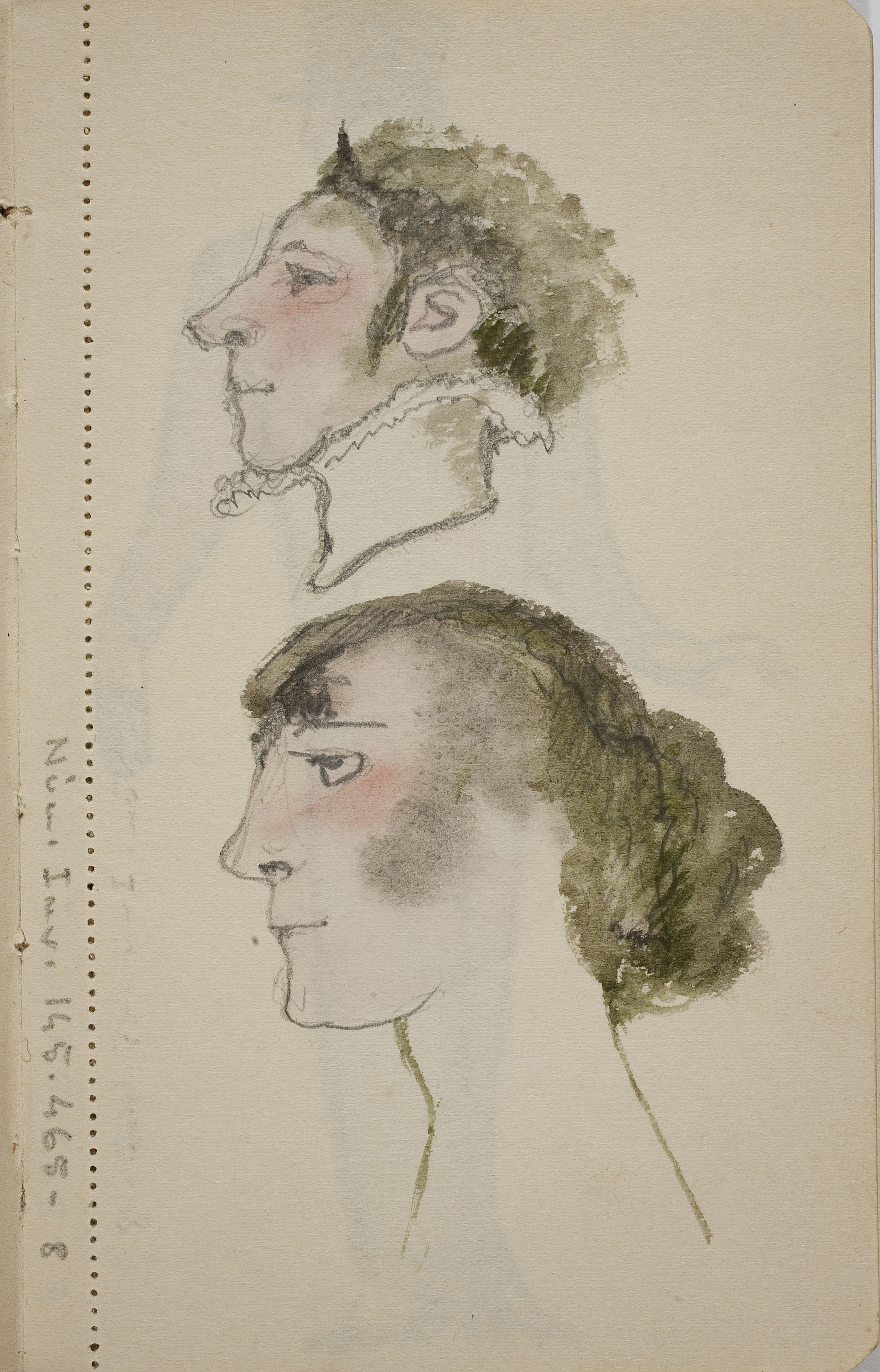 image for: Ismael Smith - Estudi de caps - Cap a 1911-1913