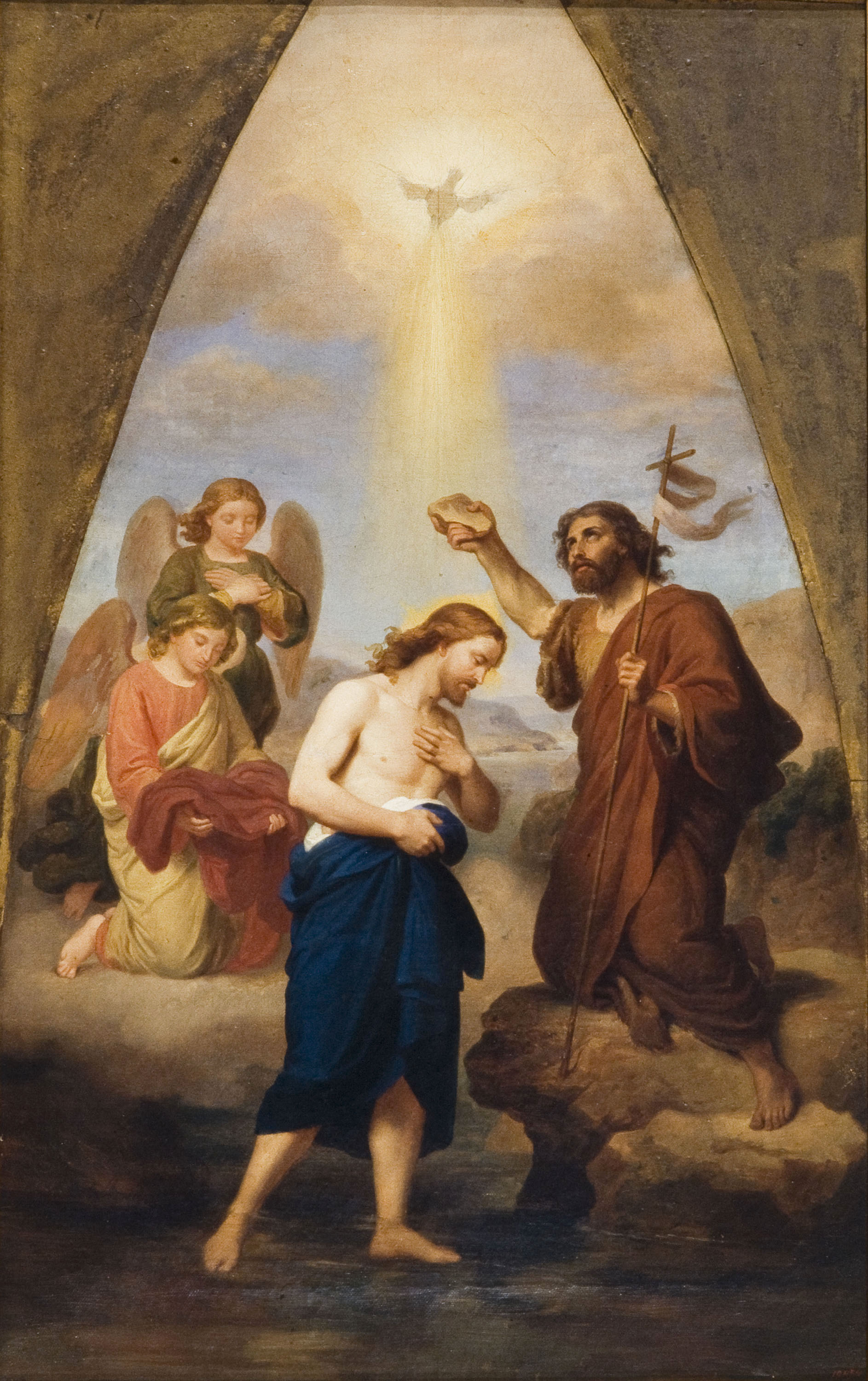 image for: Pelegrí Clavé - El Baptisme de Crist - Cap a 1858-1867