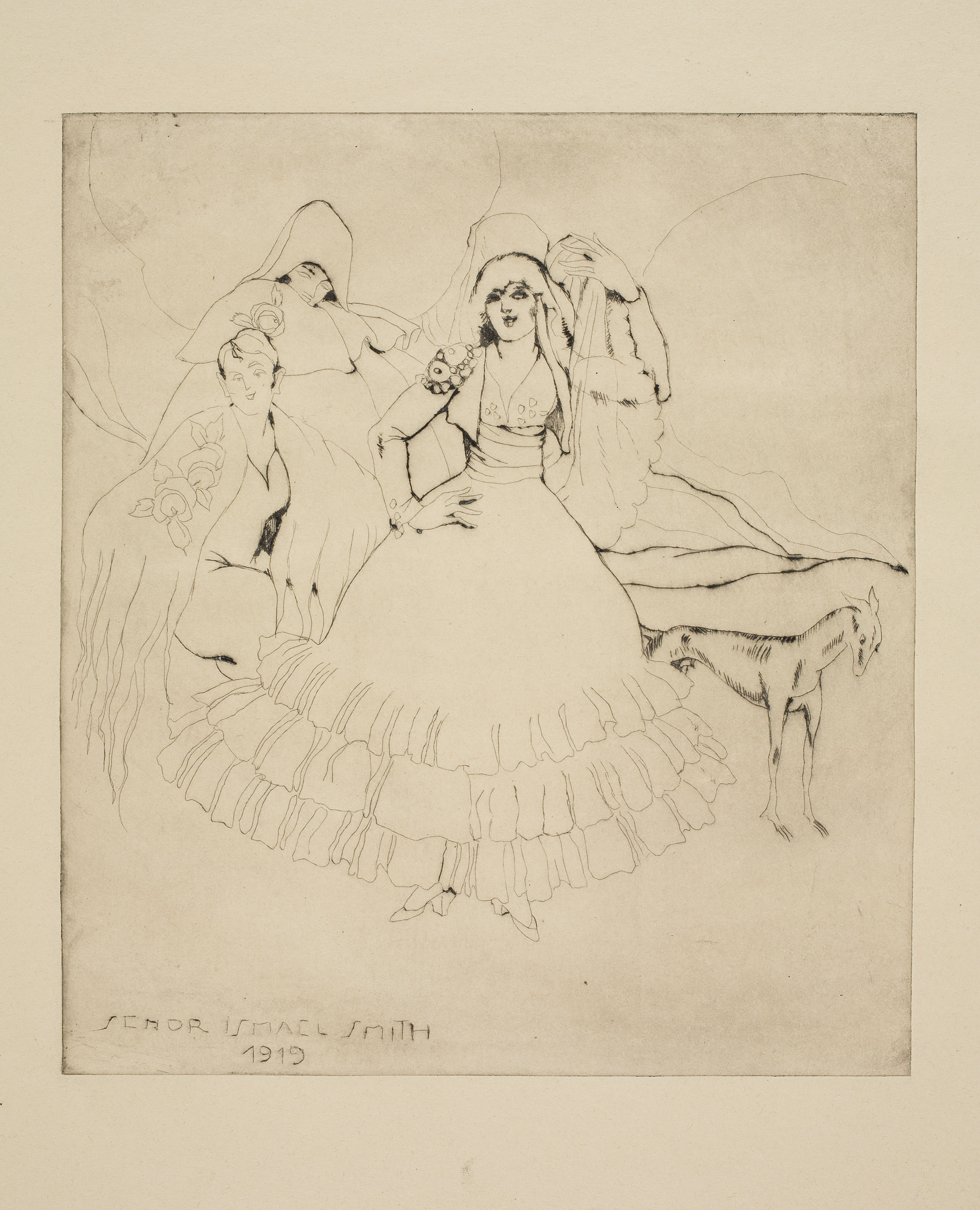 image for: Ismael Smith - In the meadow II - 1919