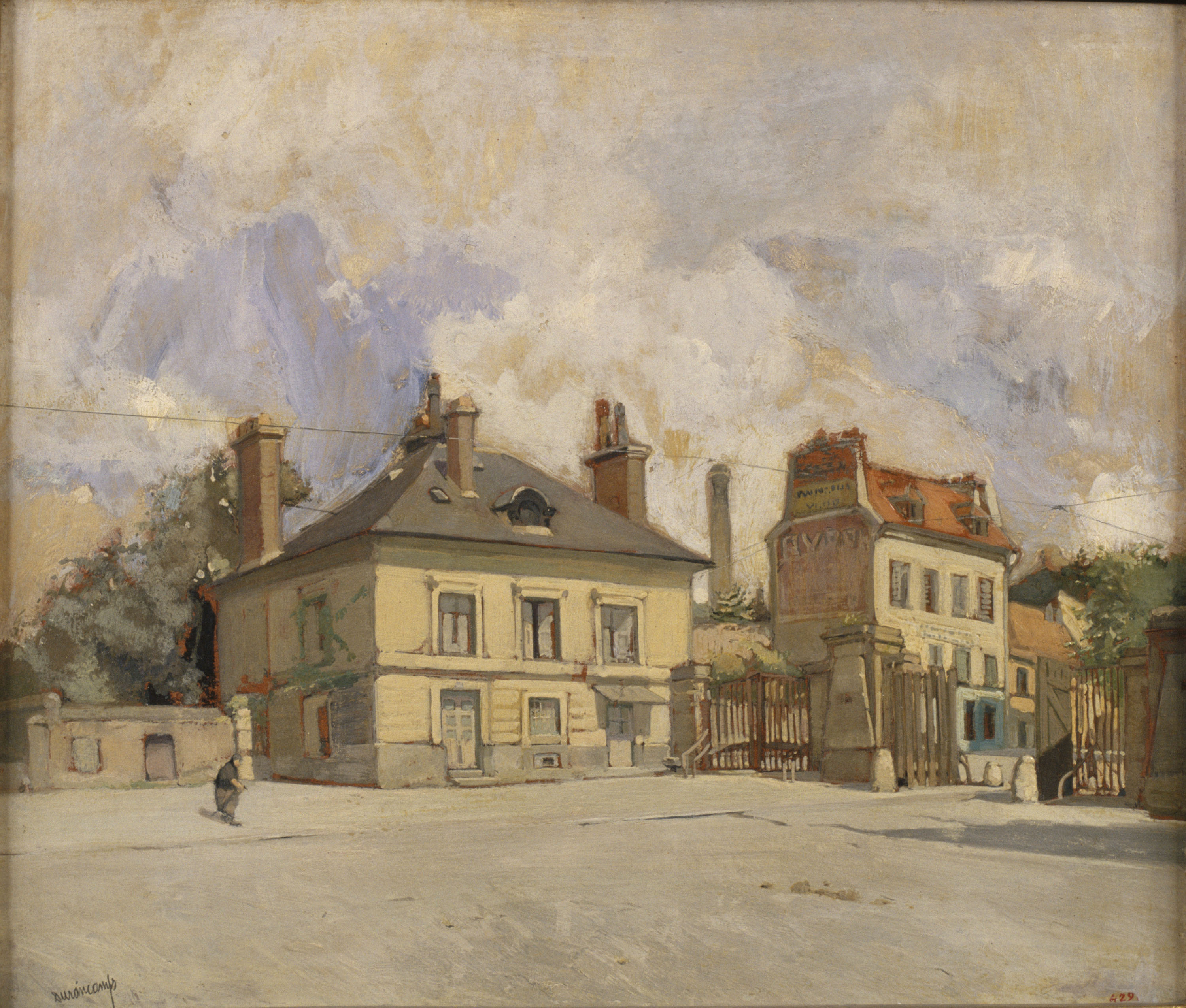 image for: Rafael Durancamps - Carrer d'un poble francès - Cap a 1927