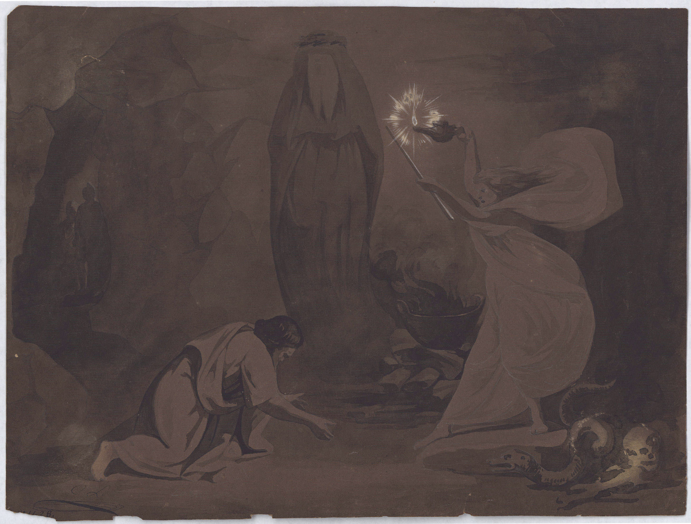 image for: Claudi Lorenzale - Episodi de la Divina Comèdia [?] - Cap a 1850-1870