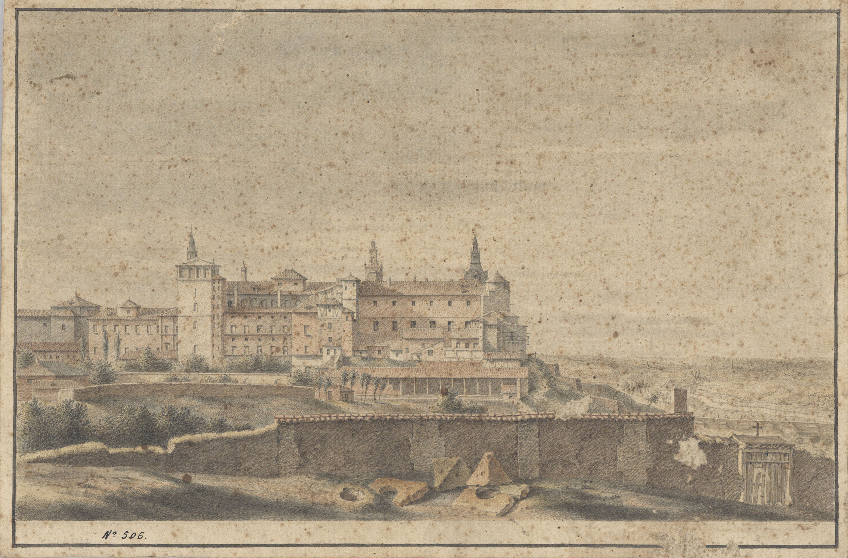 image for: Anònim - Vista de l'Alcázar de Madrid - Cap a 1666