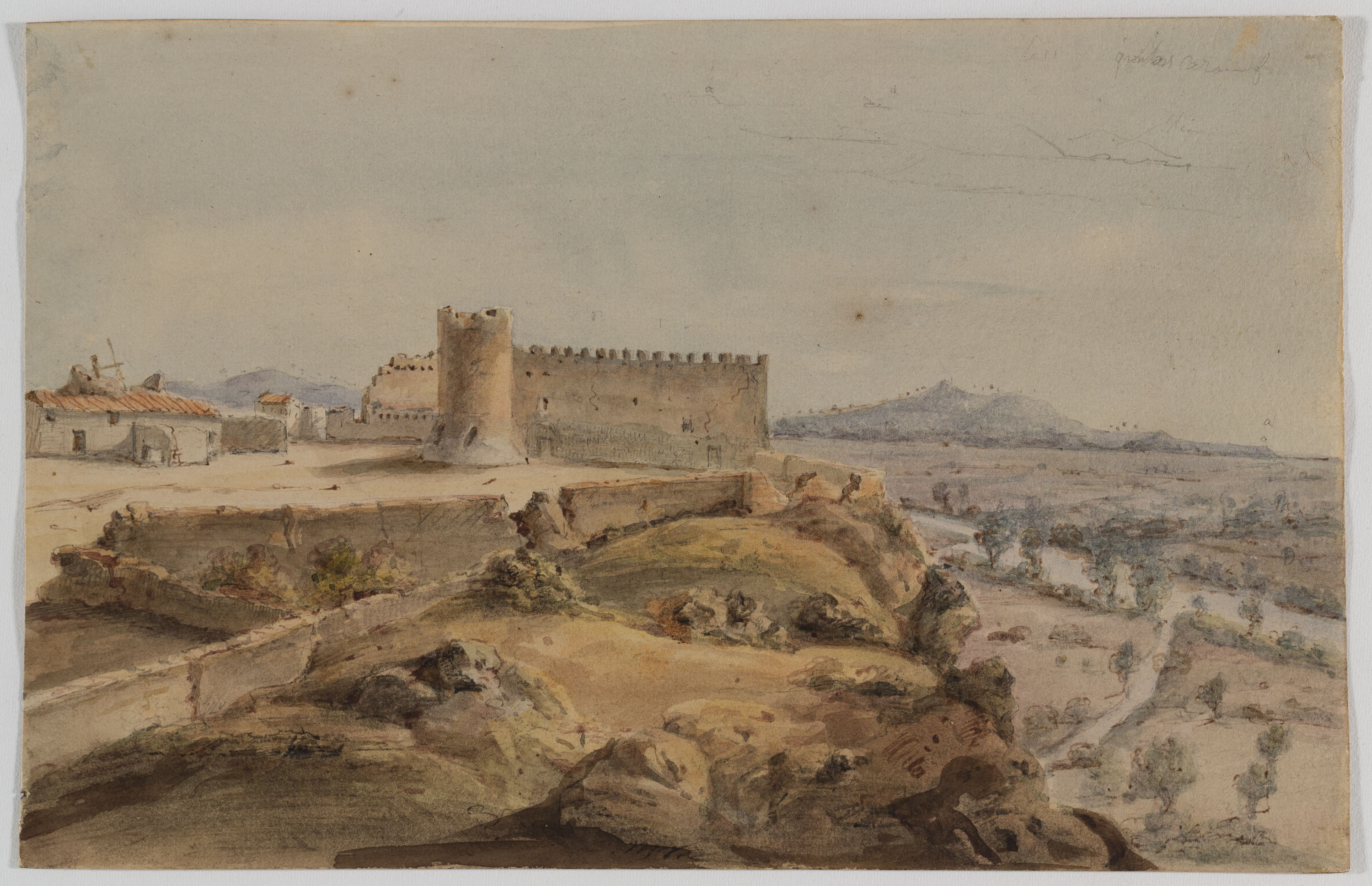 image for: Adolphe Hedwige Alphonse Delamare - Castell de Bàscara - 11 d’agost de 1825