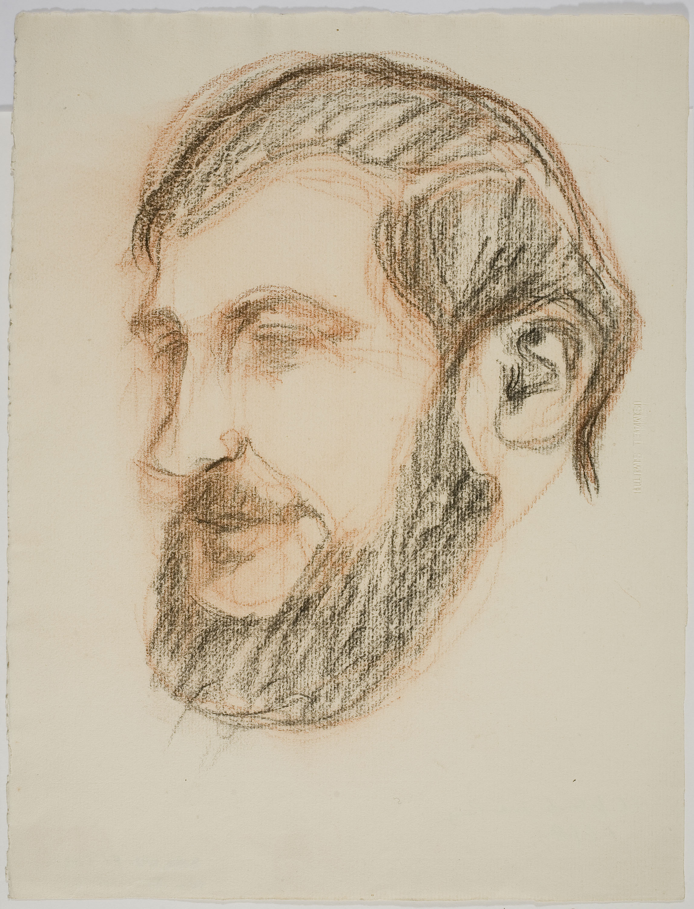 image for: Ismael Smith - Retrat de Juan Diego Ruiz (anvers) / Retrat de Juan Diego Ruiz (revers) - Cap a 1913