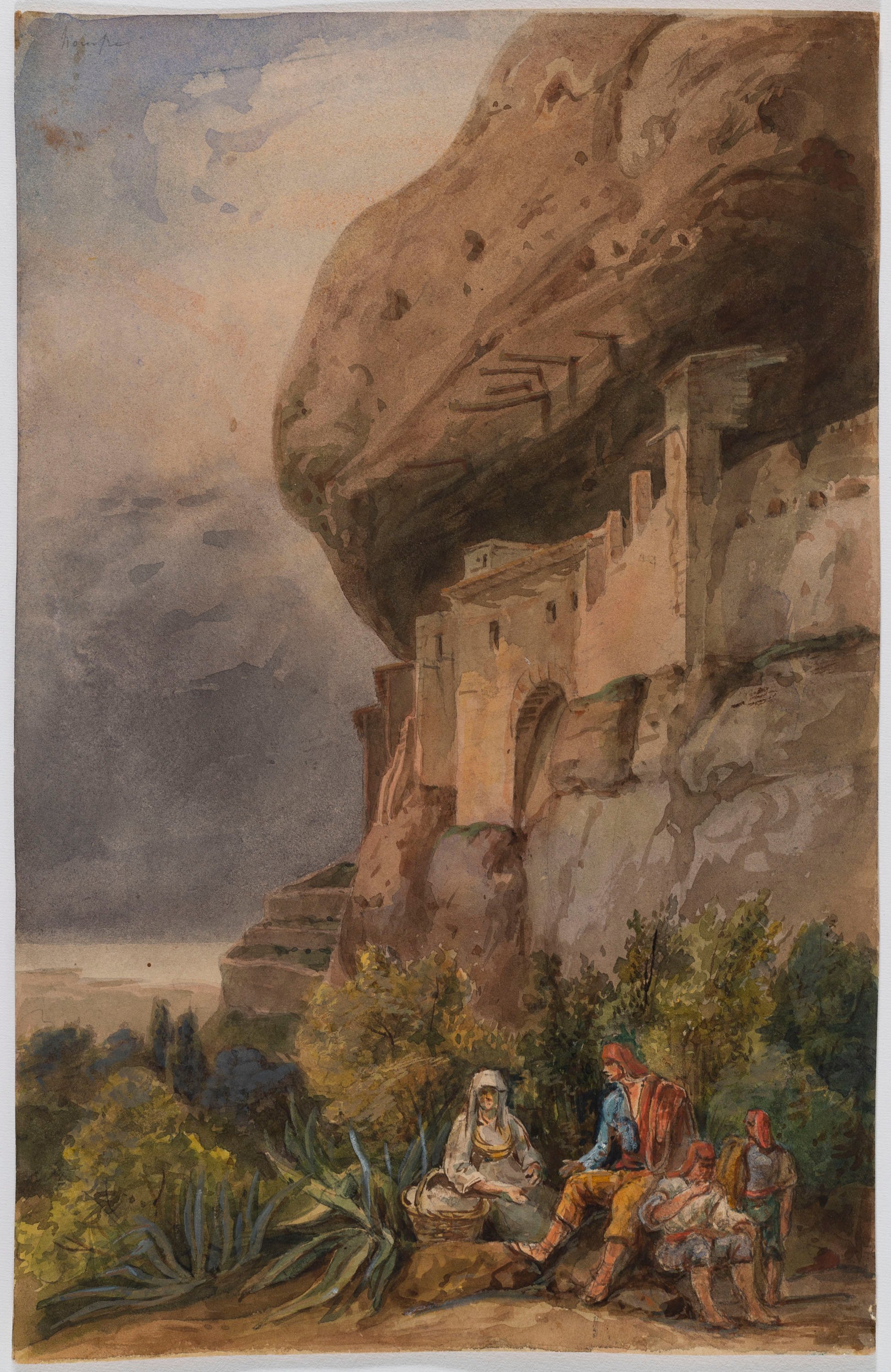 image for: Adolphe Hedwige Alphonse Delamare - Ermita de Sant Onofre a Montserrat - Cap a setembre de 1826