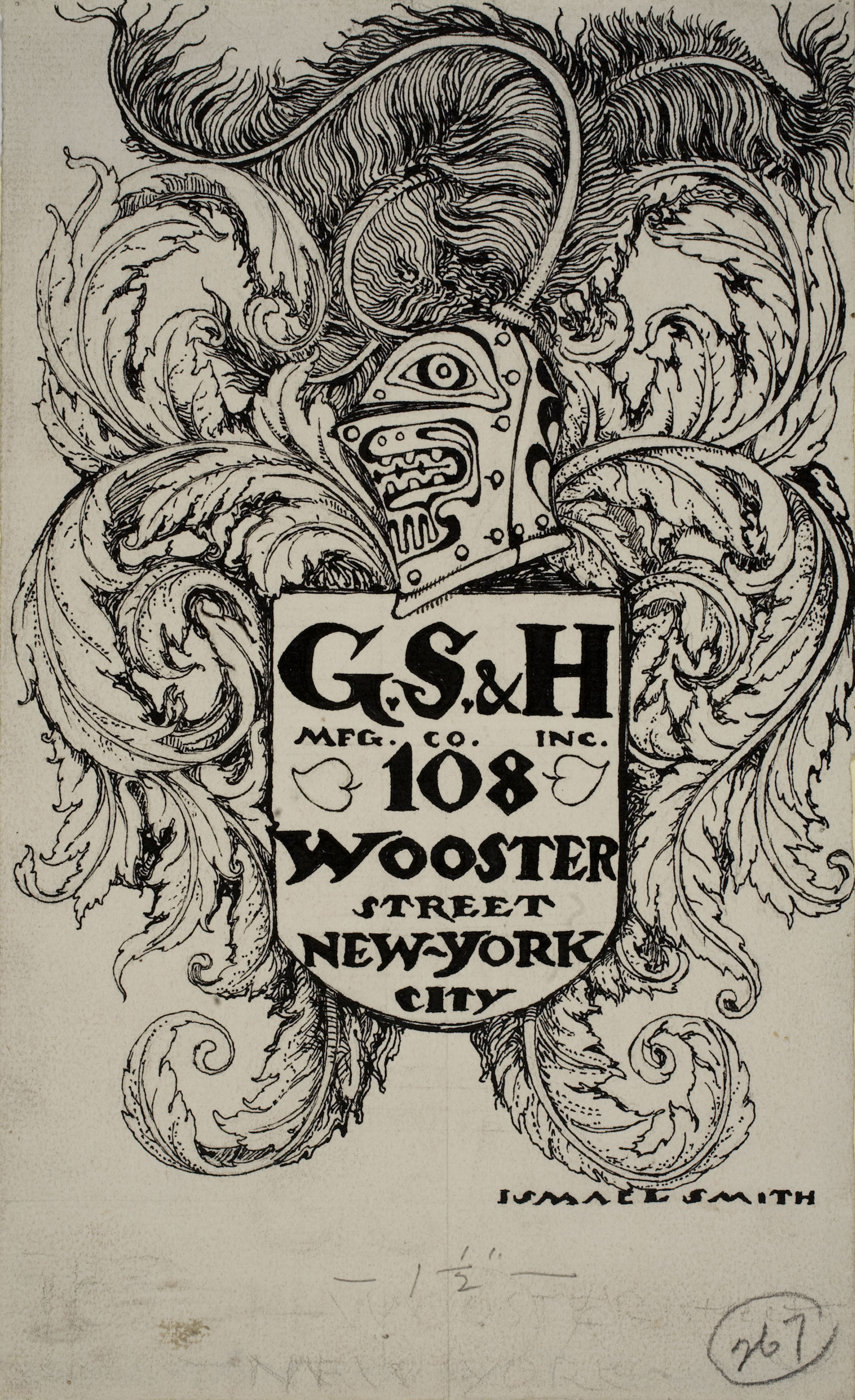 image for: Ismael Smith - Projecte d'anunci comercial per a «G. S. & H. MFG. Co. Inc» - A partir de 1919