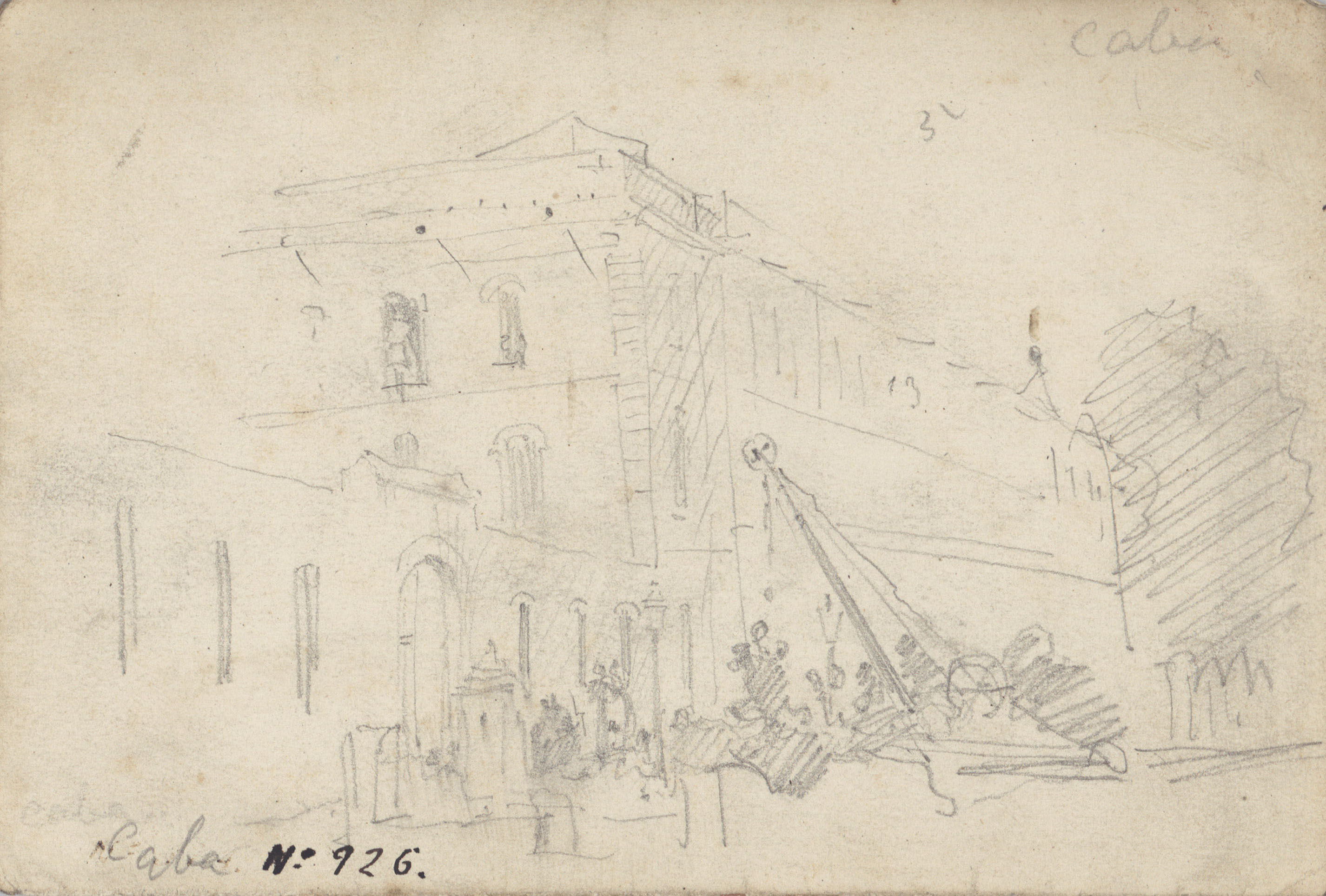 image for: Antoni Caba - Davant de les Drassanes - Cap a 1860-1870