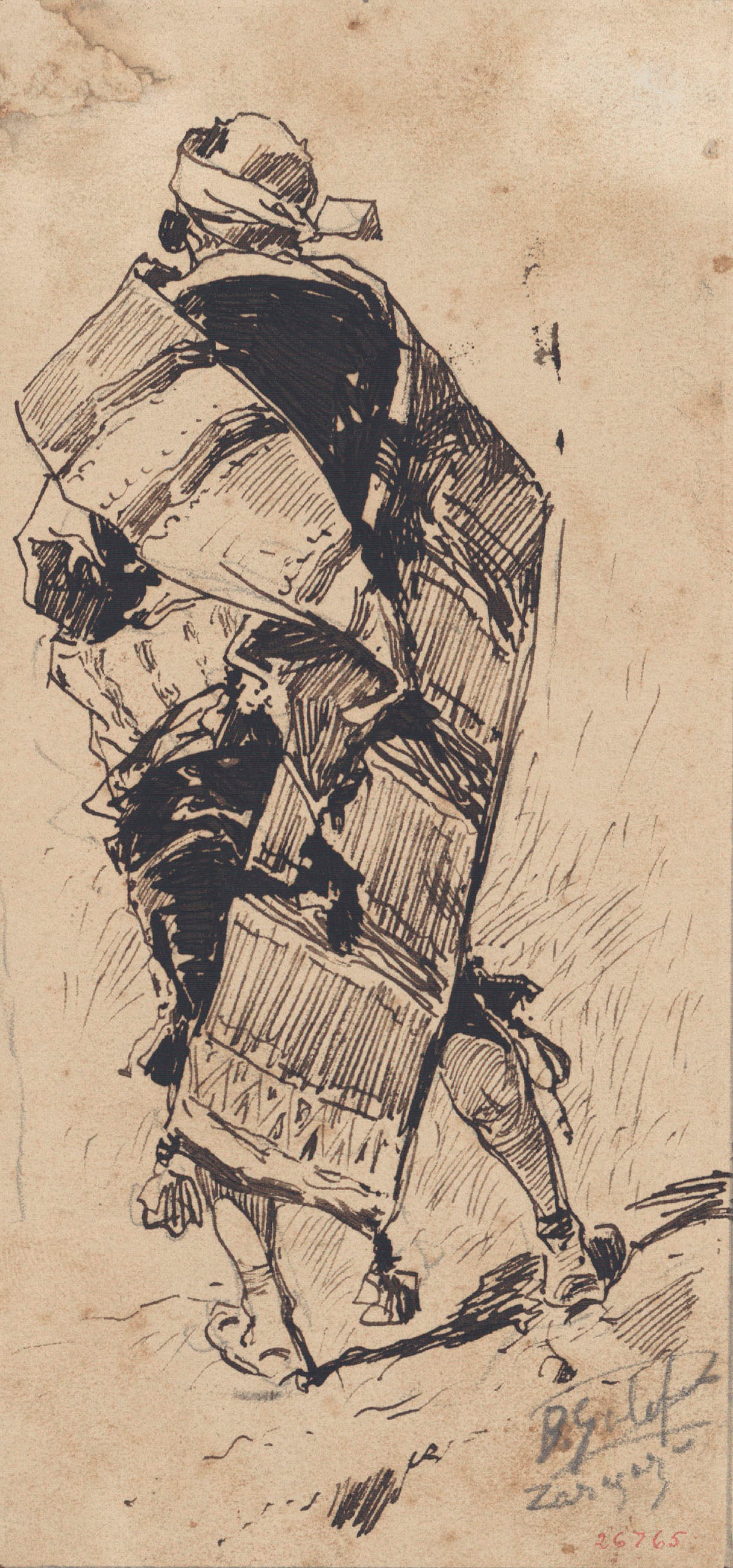 Baldomer Galofre - Tipus aragonès (Saragossa) - Cap a 1887 image for: Baldomer Galofre - Tipus aragonès (Saragossa) - Cap a 1887