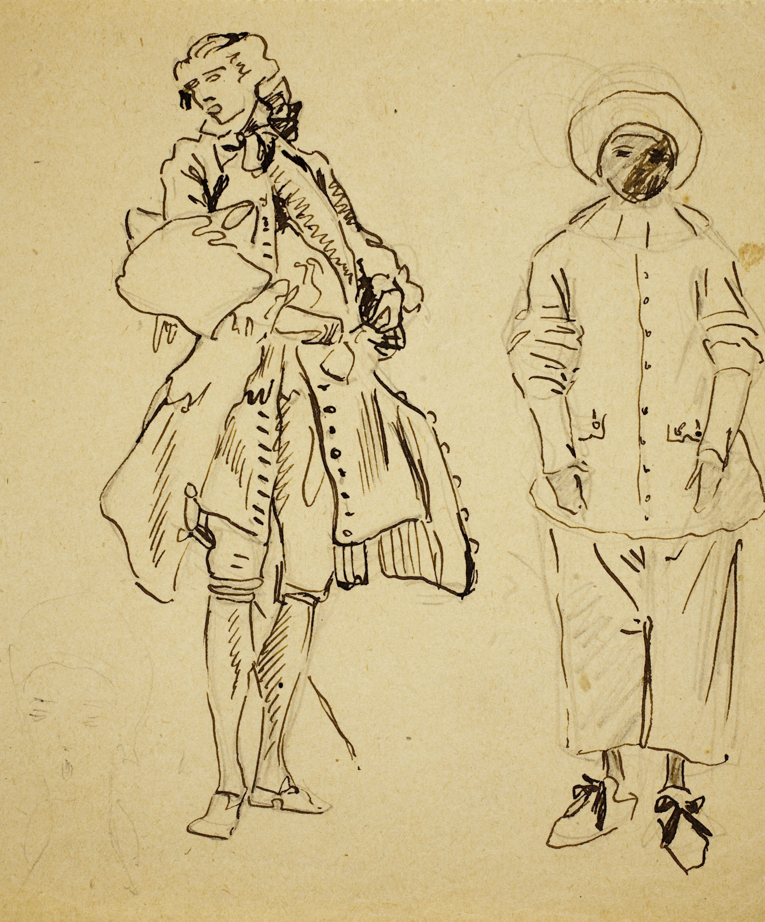 image for: Ismael Smith - Estudi d'indumentària del segle XVIII - Cap a 1910