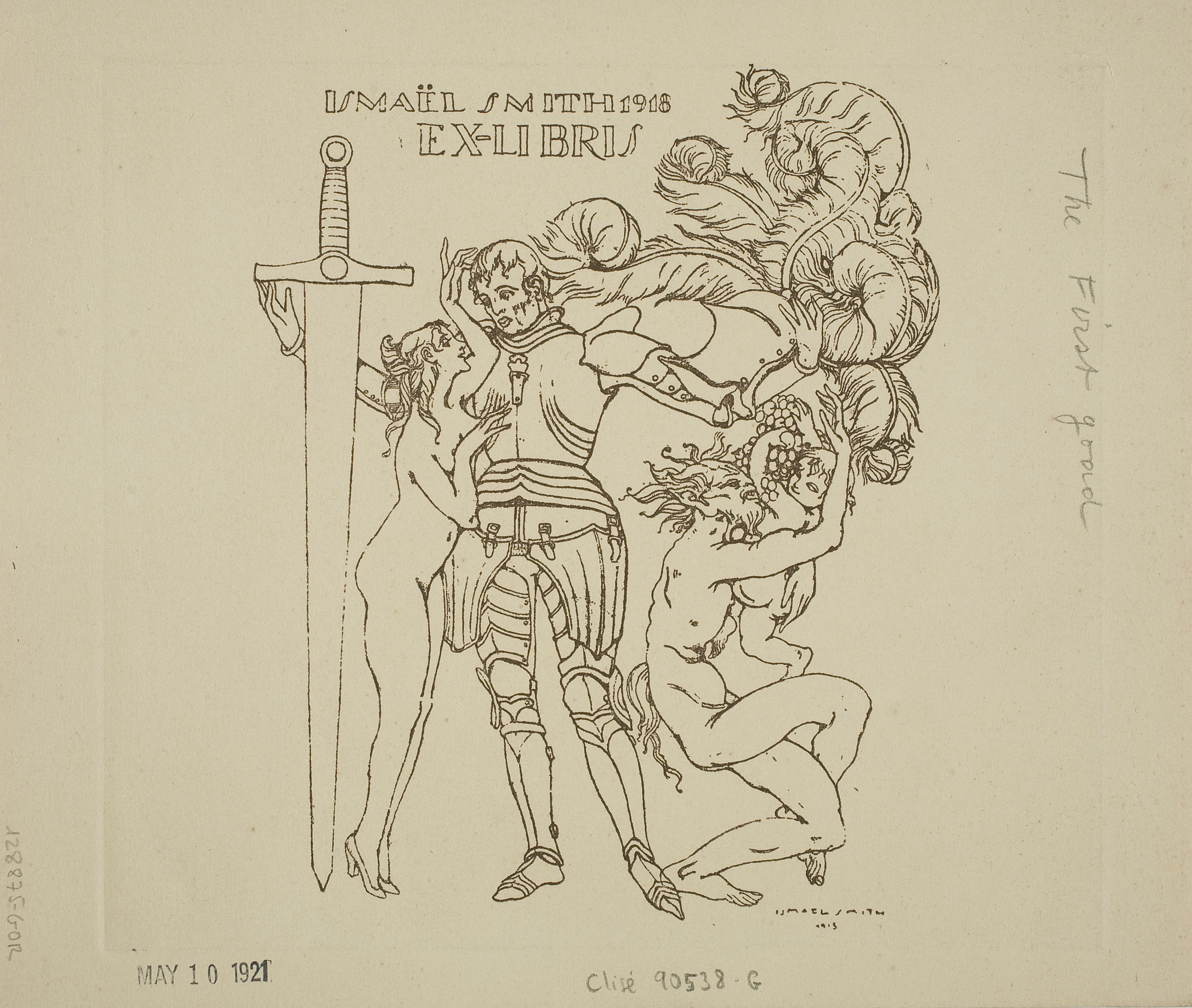 image for: Ismael Smith - Ex-libris d'Ismael Smith - 1915