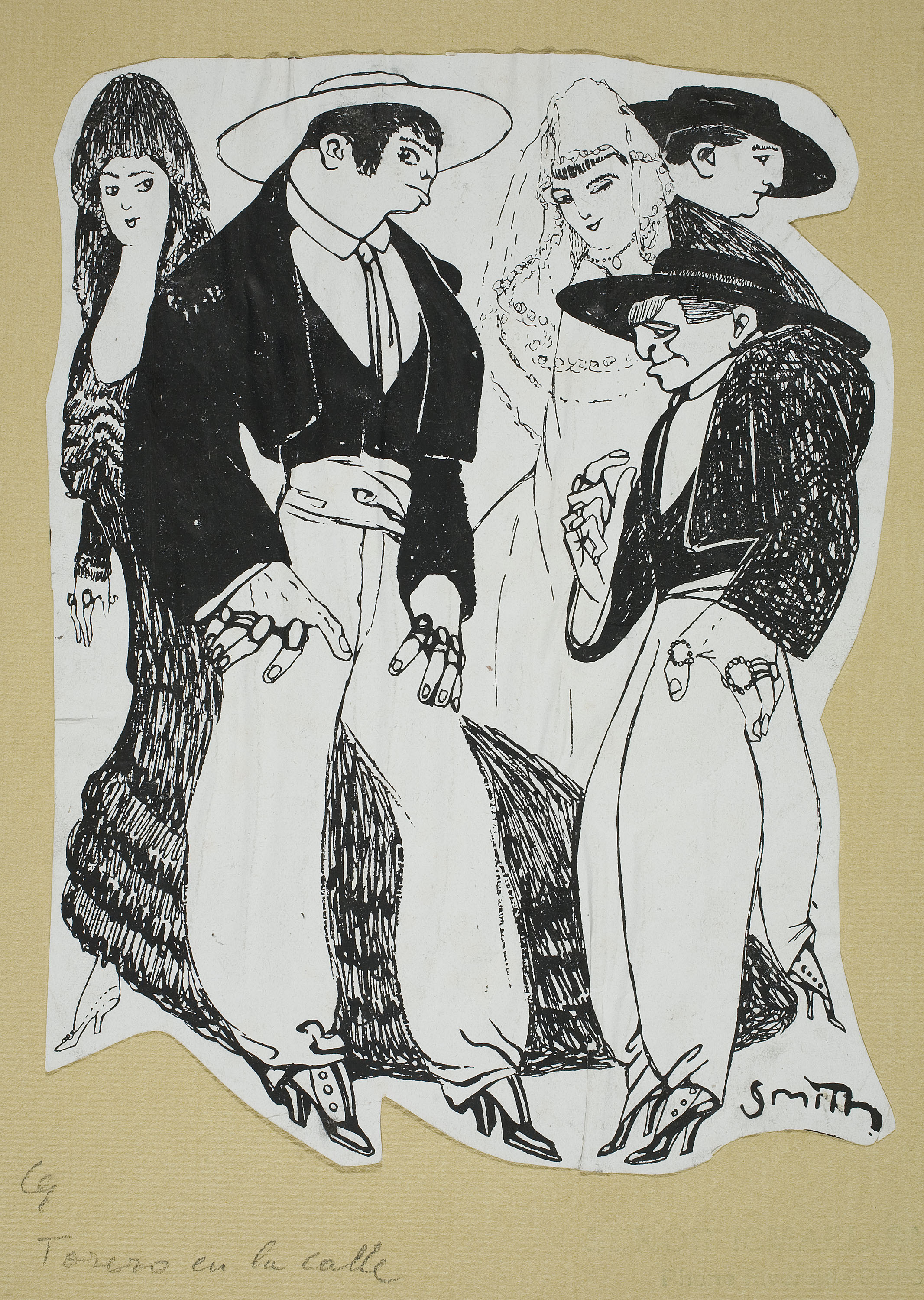 image for: Ismael Smith - Torero al carrer - Cap a 1907