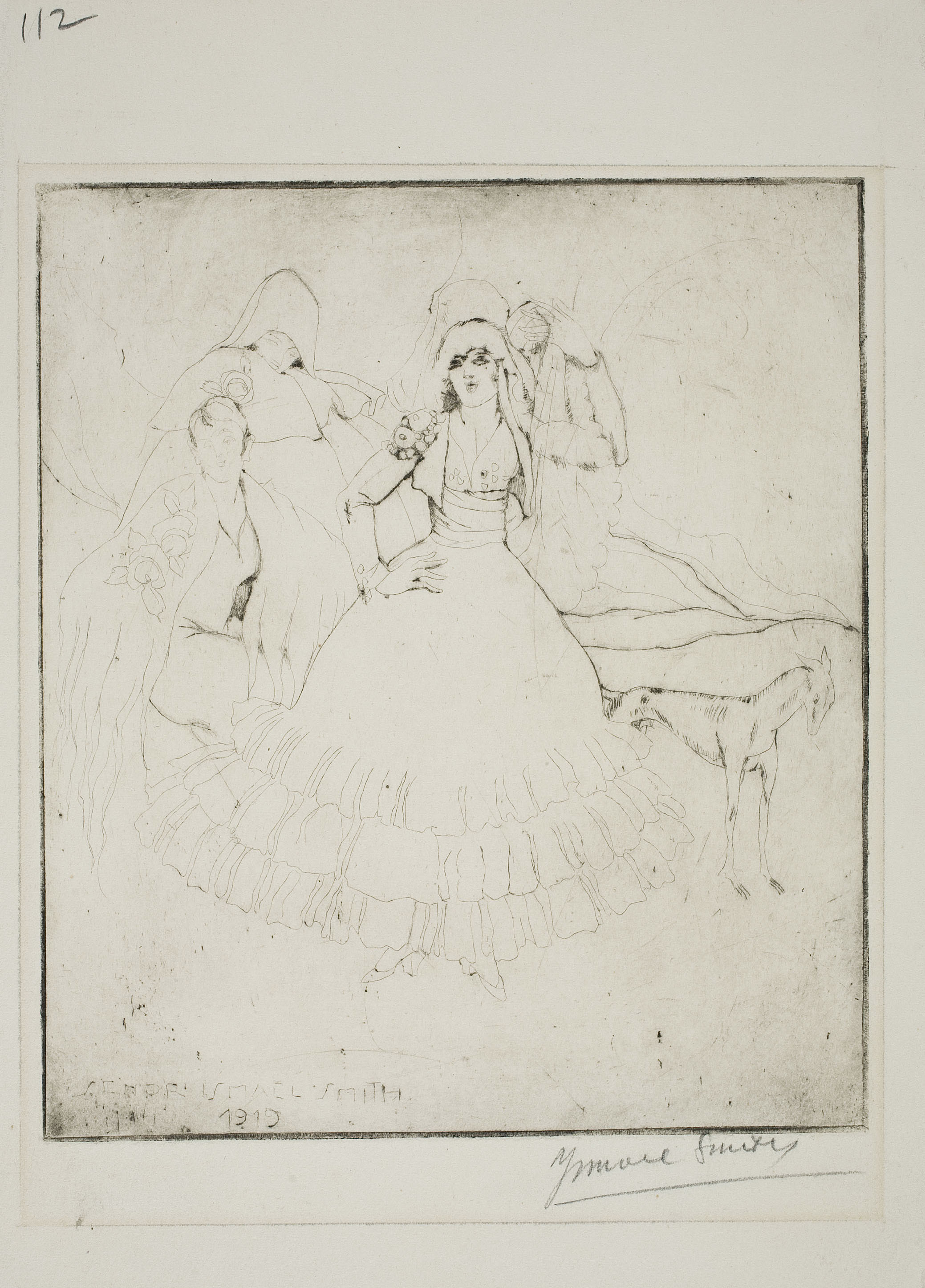 image for: Ismael Smith - In the meadow II - 1919