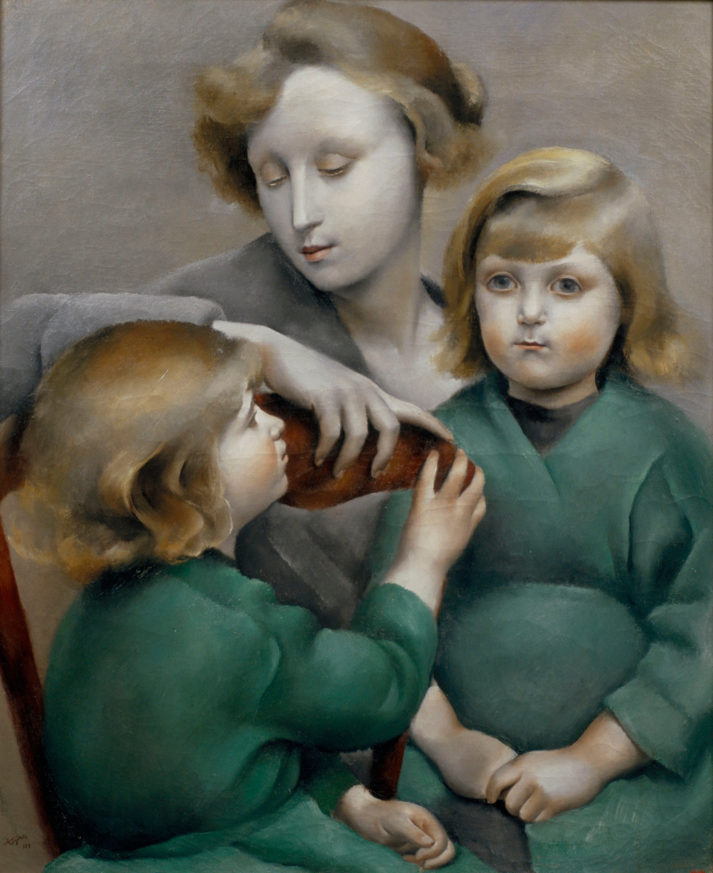 image for: Josep de Togores - Dona i els seus fills - París, 1923
