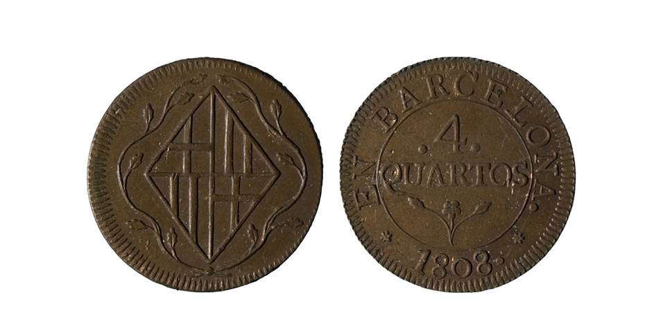 Ocupació francesa - 4 quartos - 1808 image for: Ocupació francesa - 4 quartos - 1808