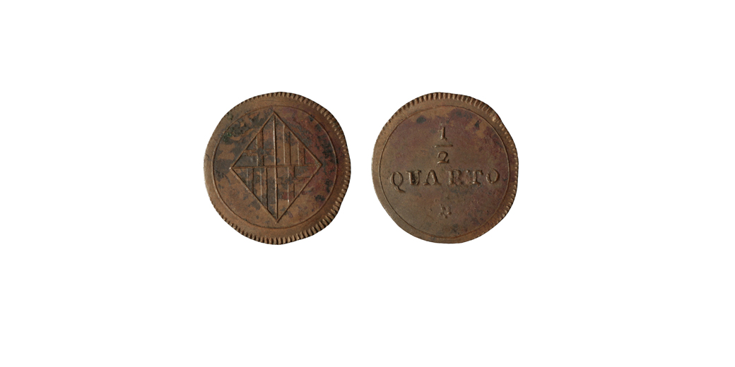 Ocupació francesa - 1/2 quarto - 1808-1814 image for: Ocupació francesa - 1/2 quarto - 1808-1814