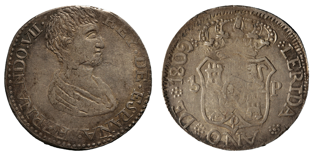 image for: Ferran VII d'Espanya - 5 pessetes - 1809