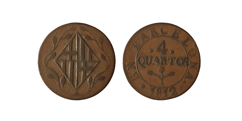 image for: Ocupació francesa - 4 quartos - 1812