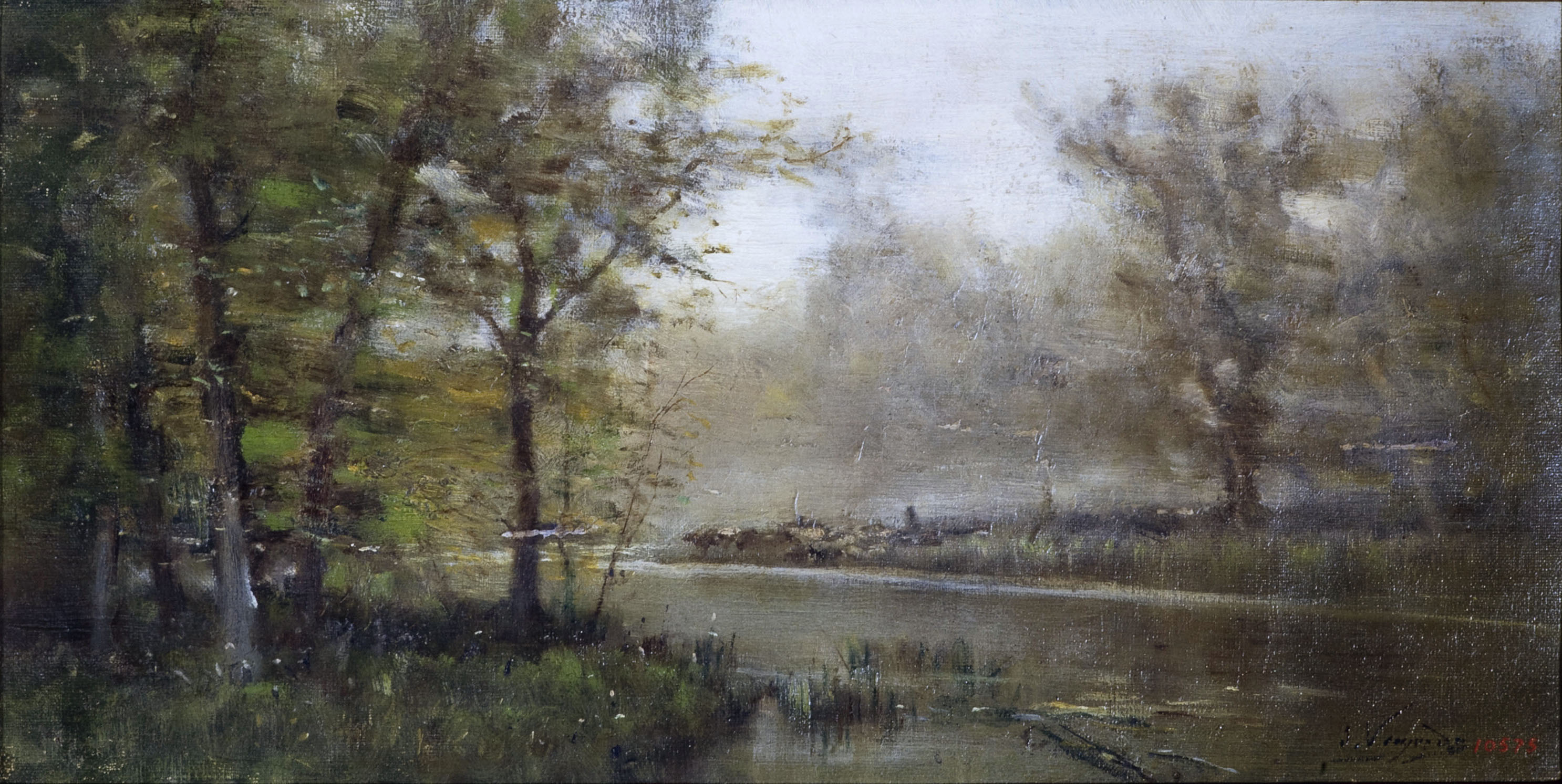 image for: Joaquim Vayreda - Vores del Fluvià - Cap a 1879