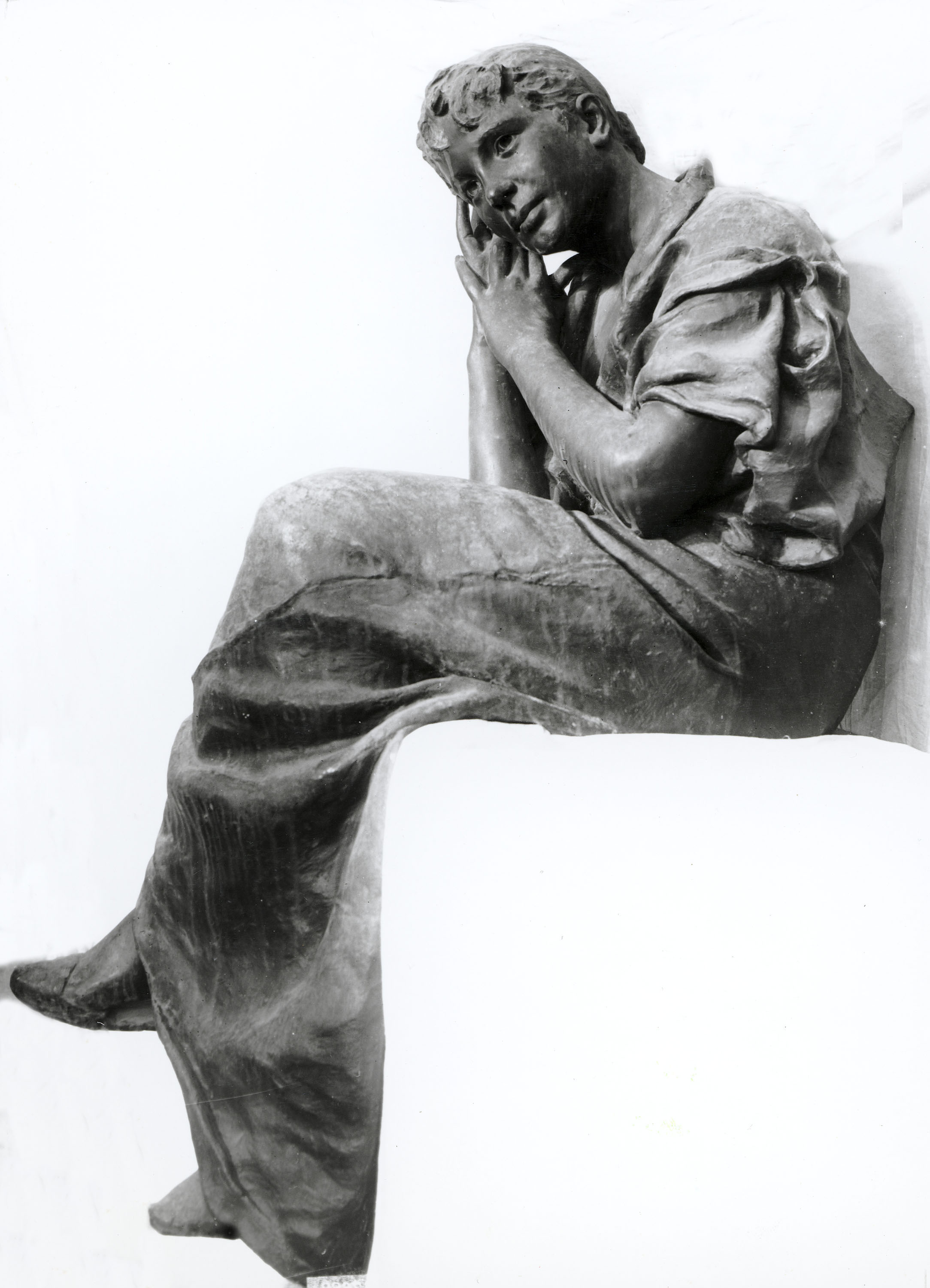 image for: Félix Pardo - Pensativa - Cap a 1894