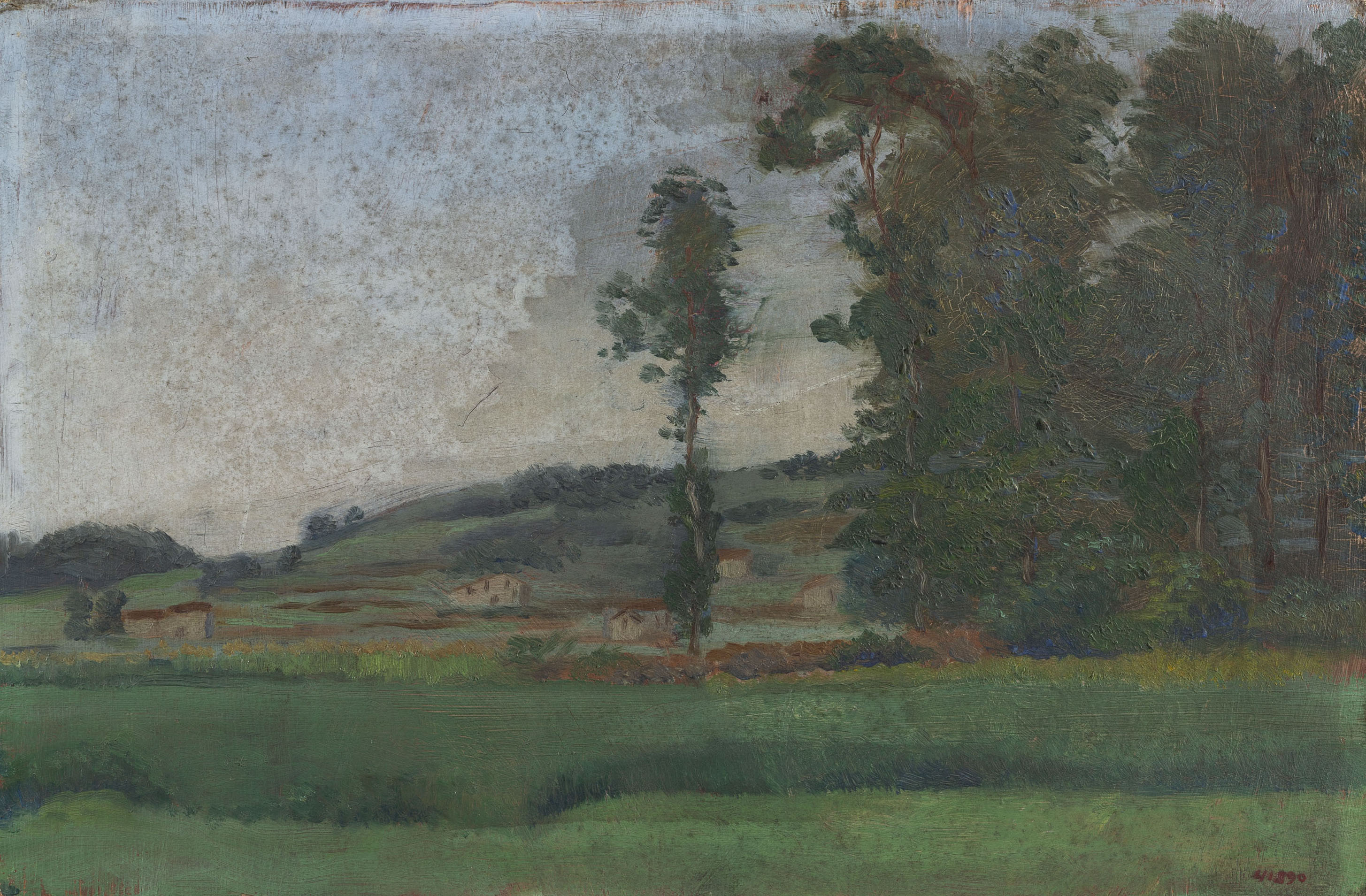 Francesc Vayreda - Paisatge d'Olot - 1925 image for: Francesc Vayreda - Paisatge d'Olot - 1925