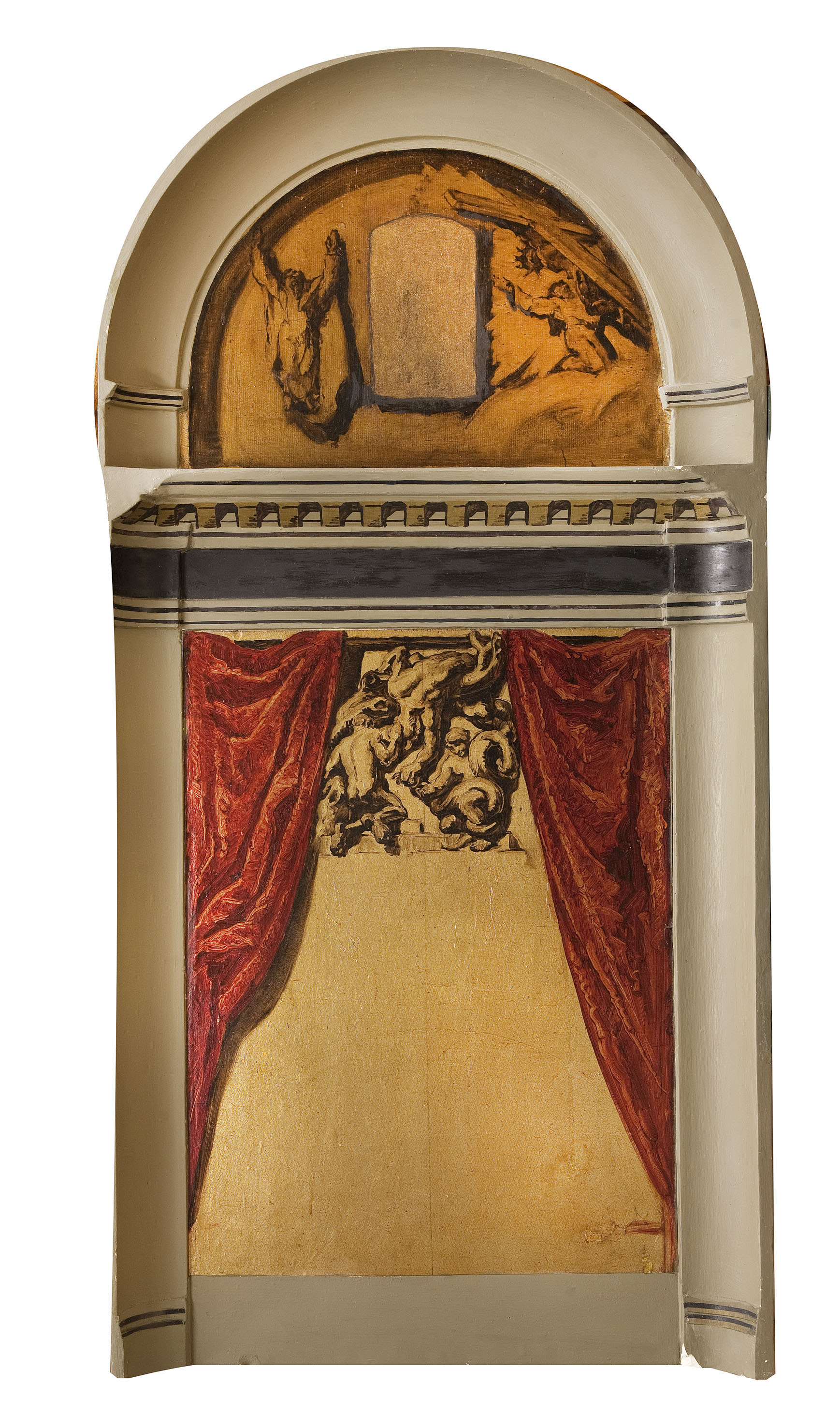 image for: Josep Maria Sert - «La dansa de la mort». Fragment del creuer de la darrera decoració de la catedral de Vic - 1939-1945