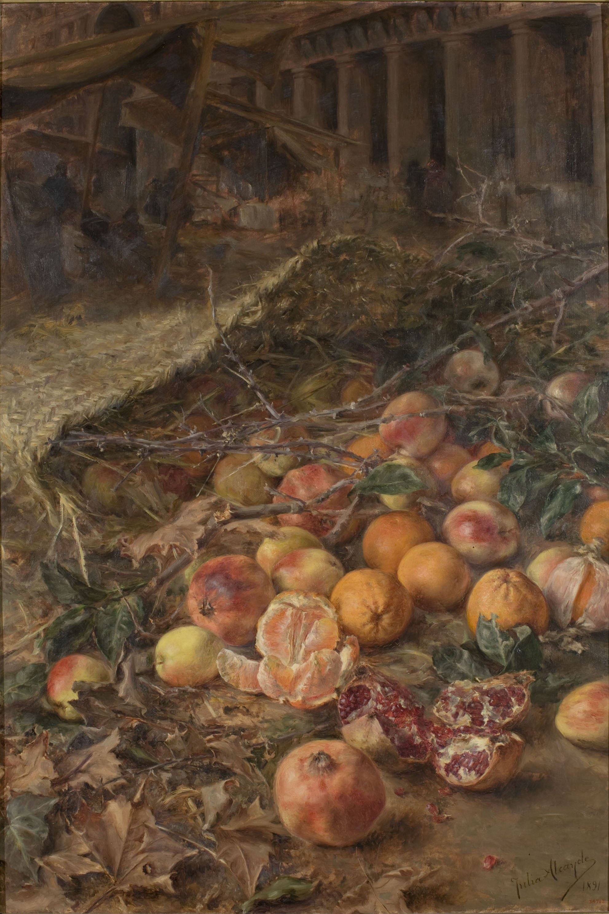 Julia Alcayde - Natura morta - 1891 image for: Julia Alcayde - Natura morta - 1891