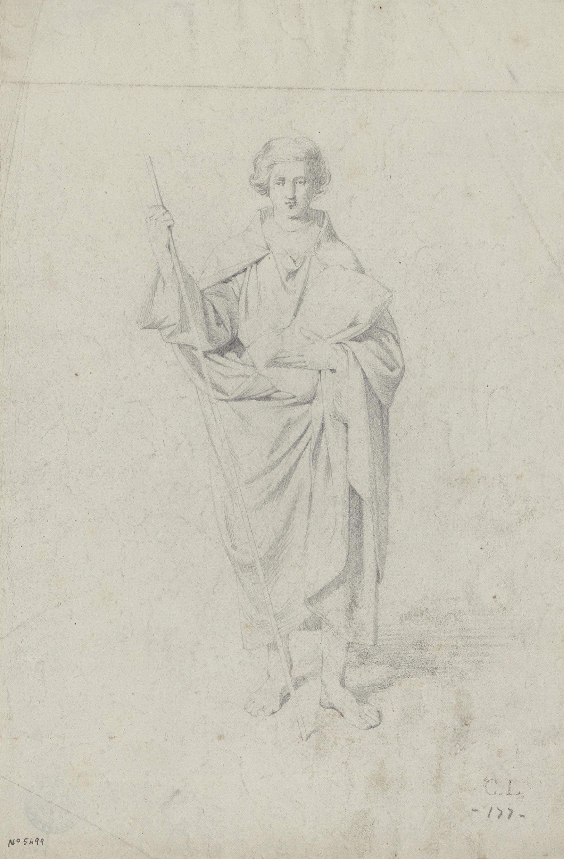 image for: Claudi Lorenzale - Evangelista [?] - Cap a 1850-1870