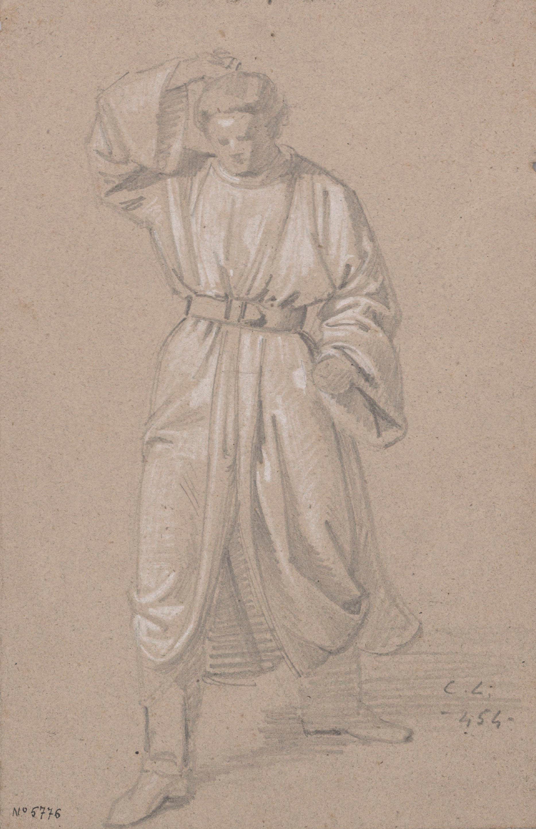 image for: Claudi Lorenzale - Home amb túnica - Cap a 1850-1870