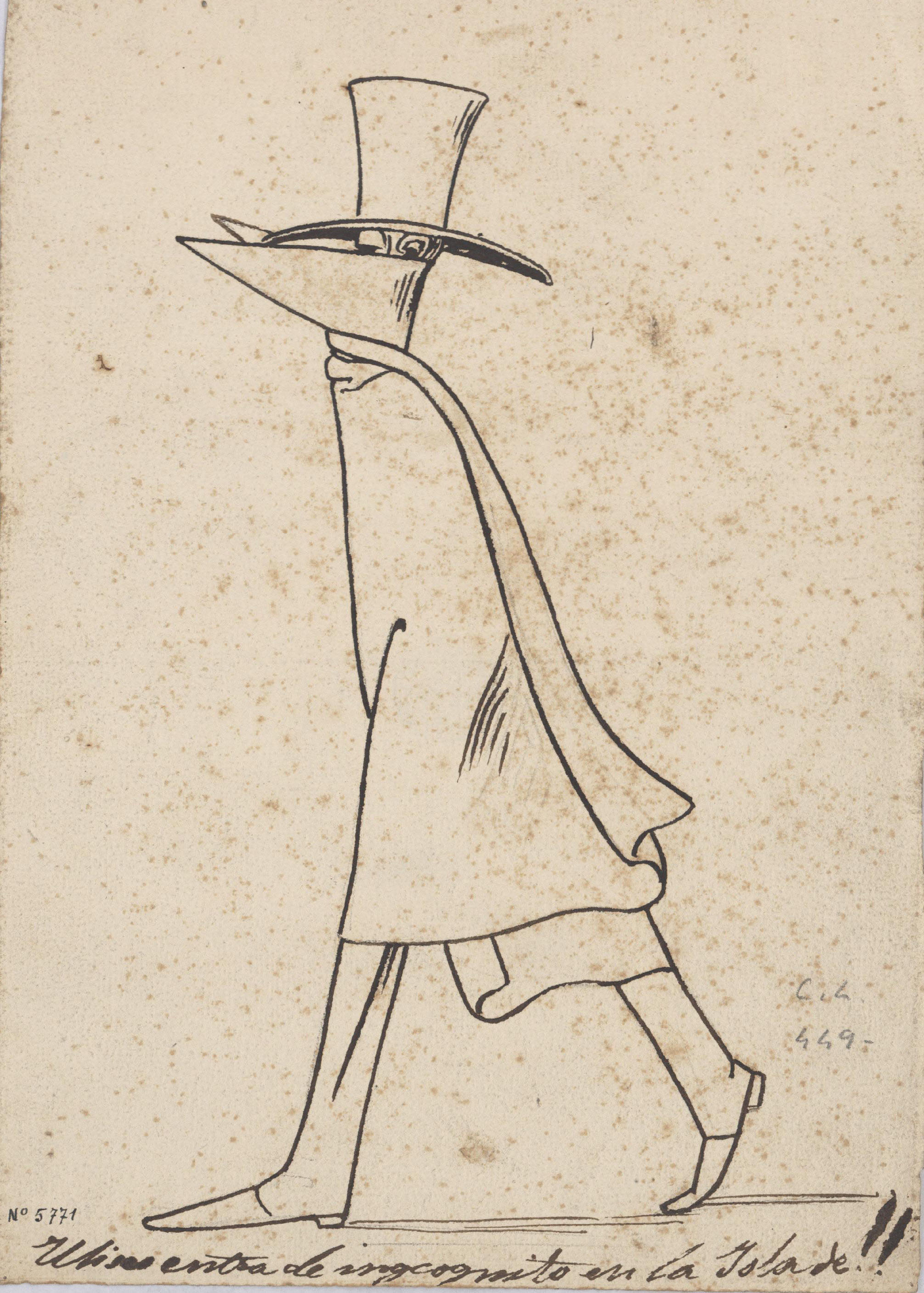 image for: Claudi Lorenzale - Ulises entra de incognito en la Isla de !! - Cap a 1860-1880