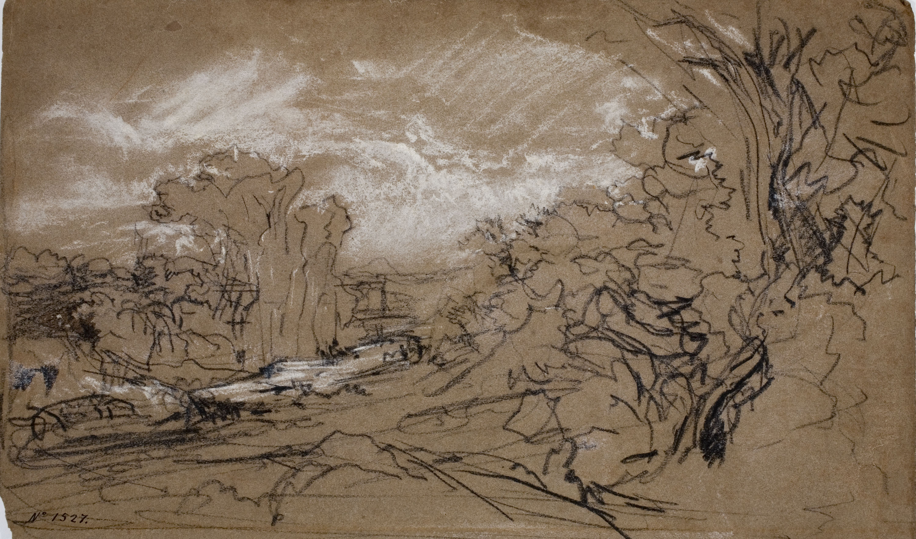 image for: Ramon Martí i Alsina - Arbreda - Cap a 1880