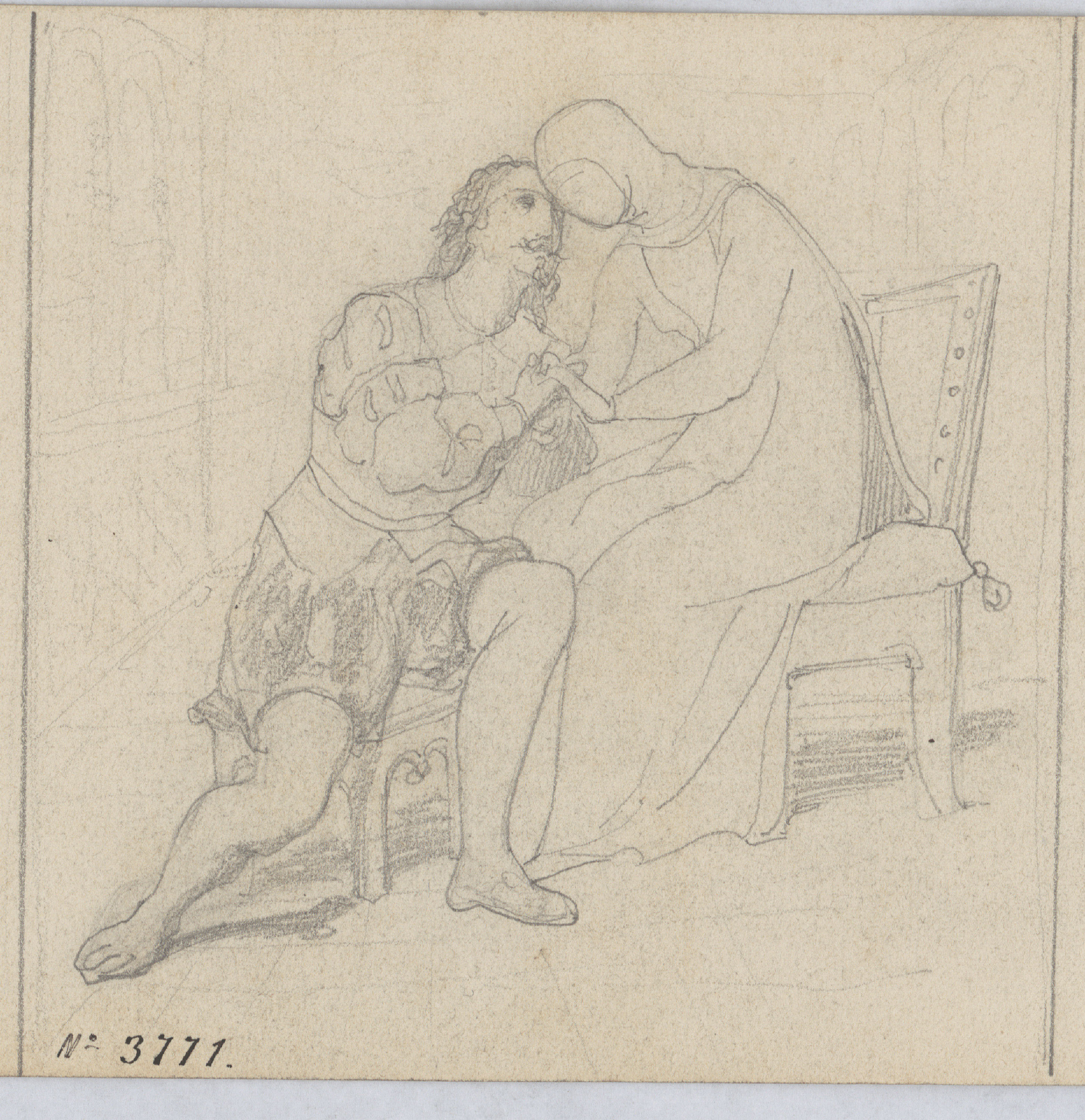 image for: Francesc Torras - Don Juan i Doña Inés - Cap a 1860-1876