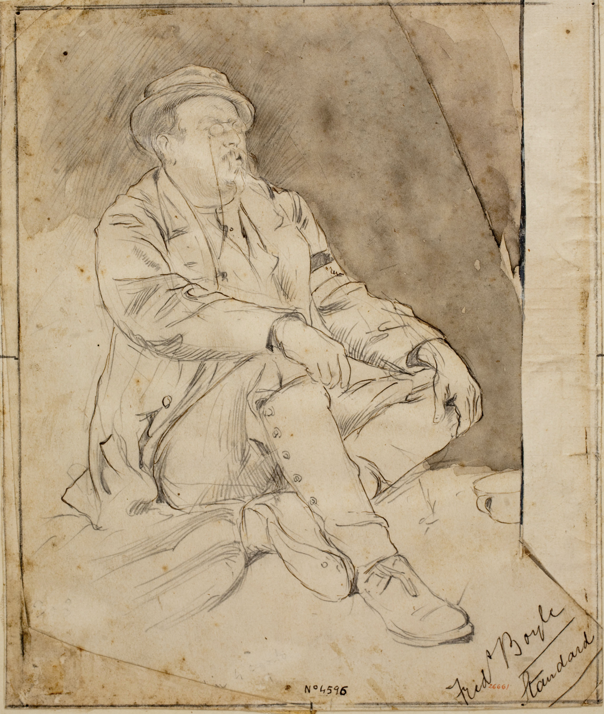 image for: Josep Lluís Pellicer - Retrat del corresponsal Fred Boyle - 1877