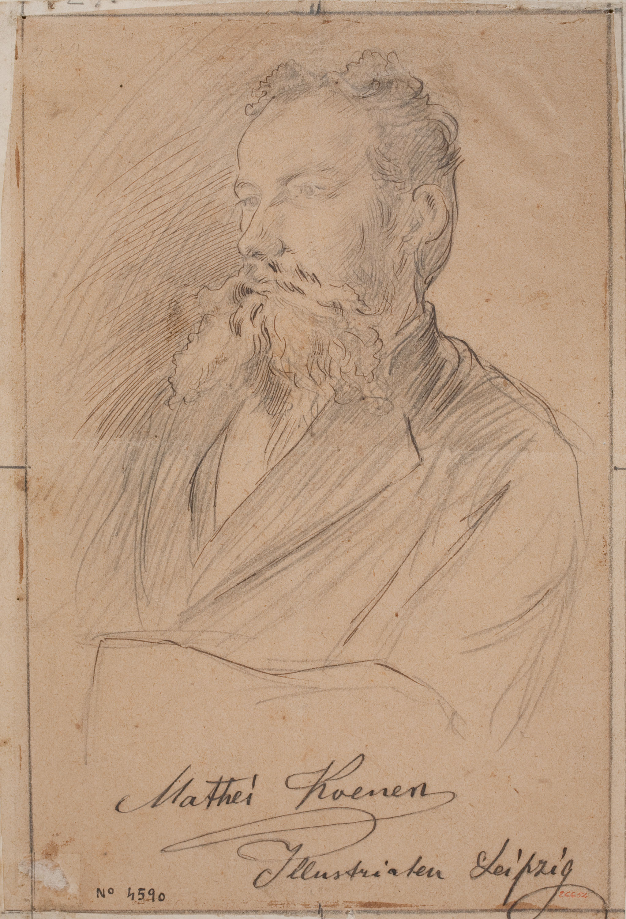 image for: Josep Lluís Pellicer - Retrat del corresponsal Mathei Koenen - 1877