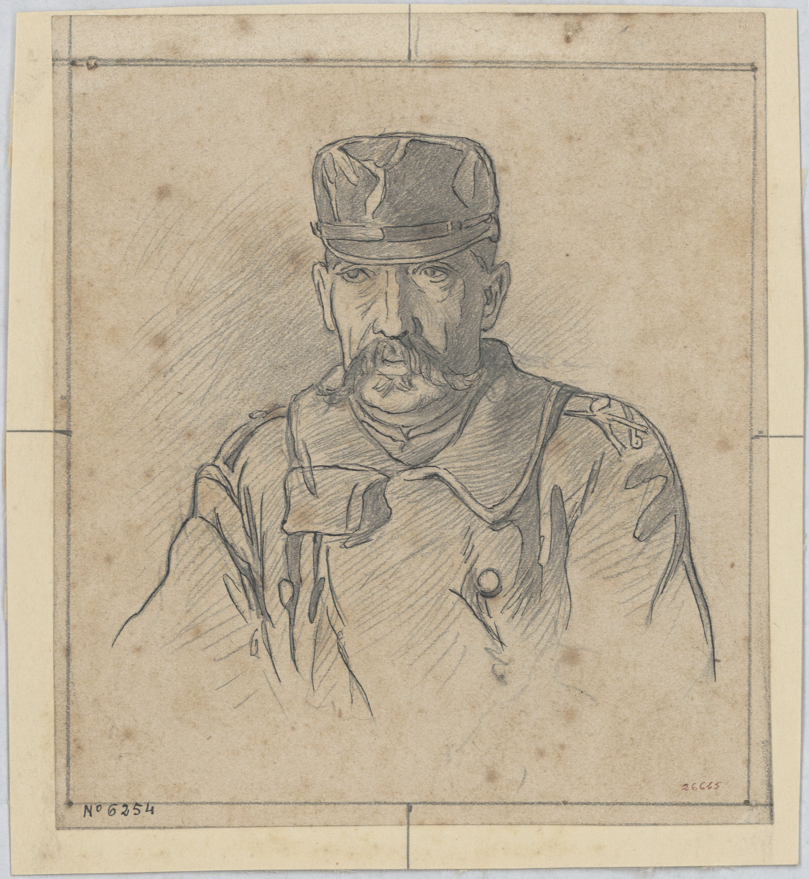 image for: Josep Lluís Pellicer - Retrat de general - Cap a 1872-1876