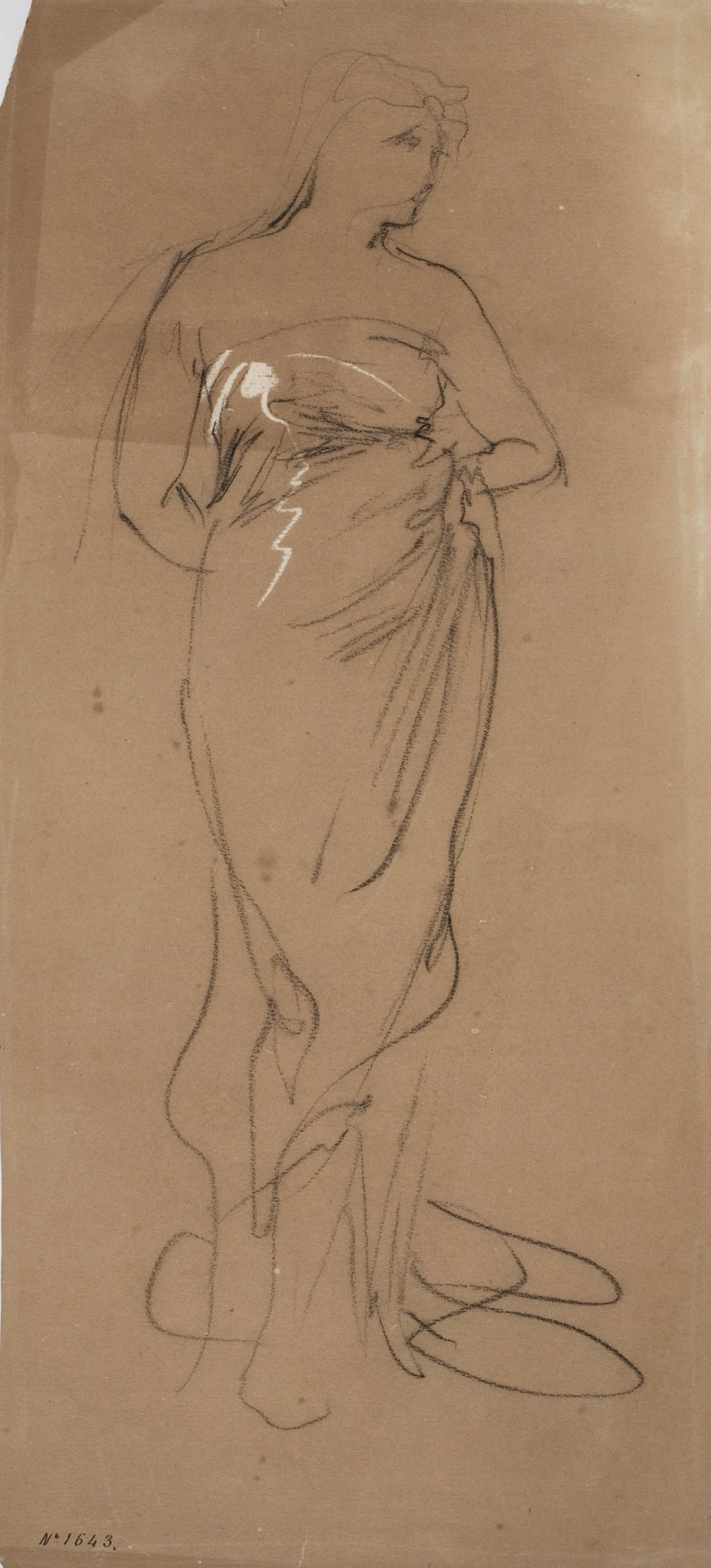 image for: Ramon Martí i Alsina - Nu de dona - Cap a 1865-1870