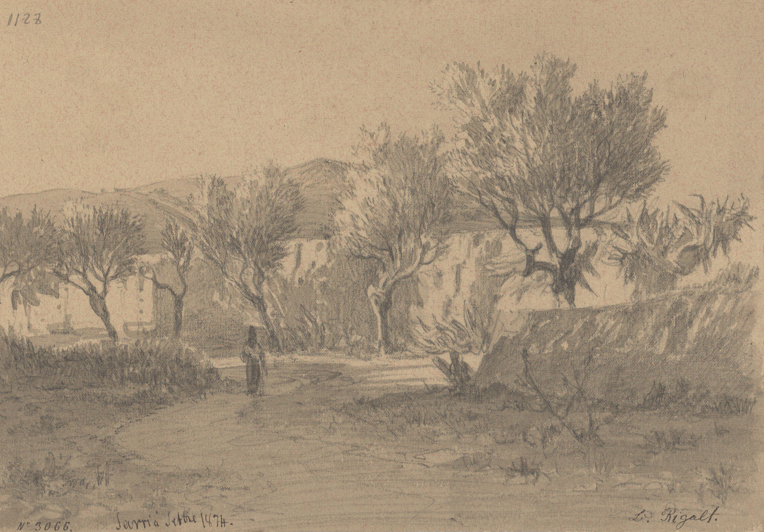 image for: Lluís Rigalt - Sarrià - Setembre de 1874