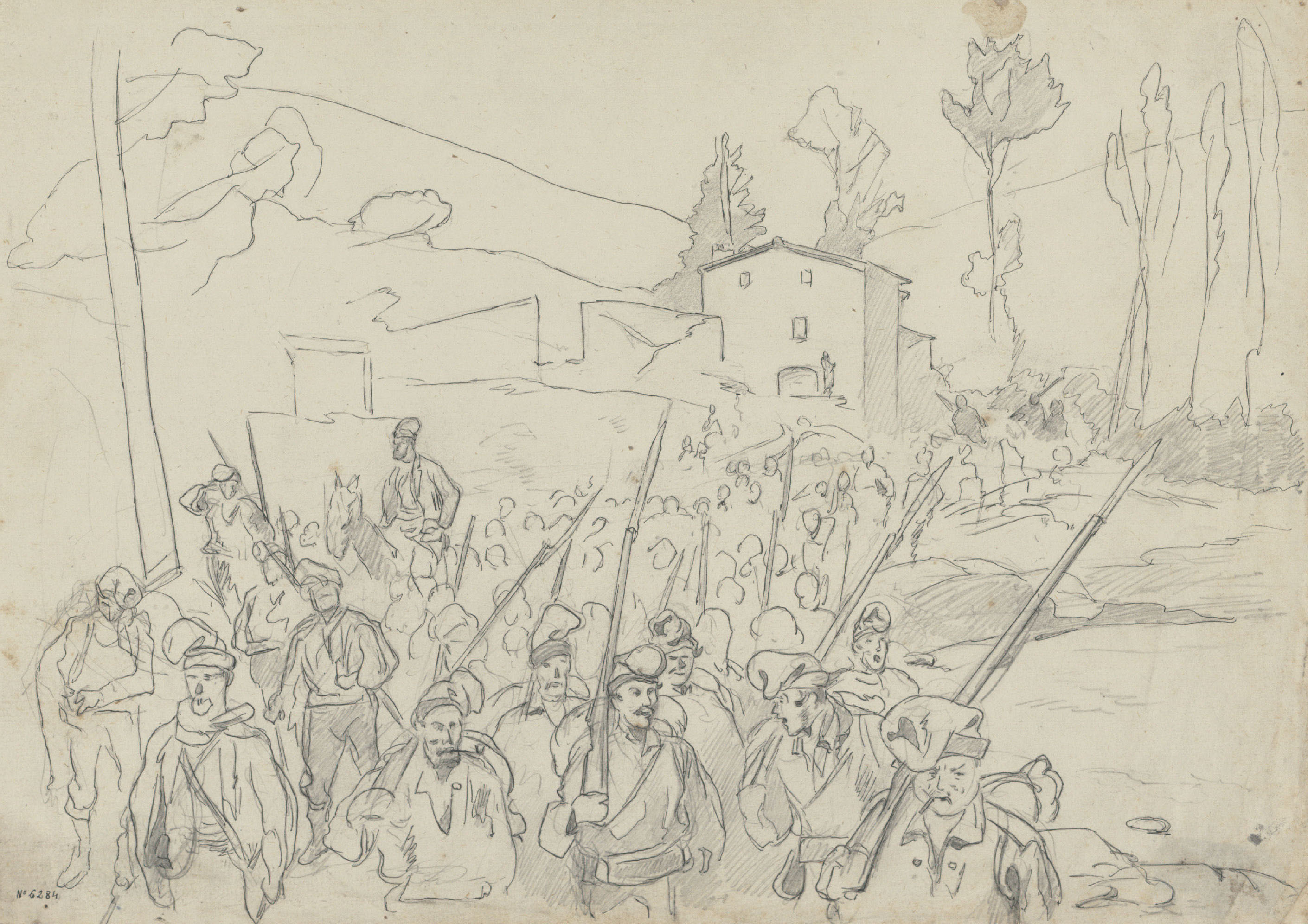 image for: Josep Lluís Pellicer - Columna de voluntaris catalans - Cap a 1872-1876