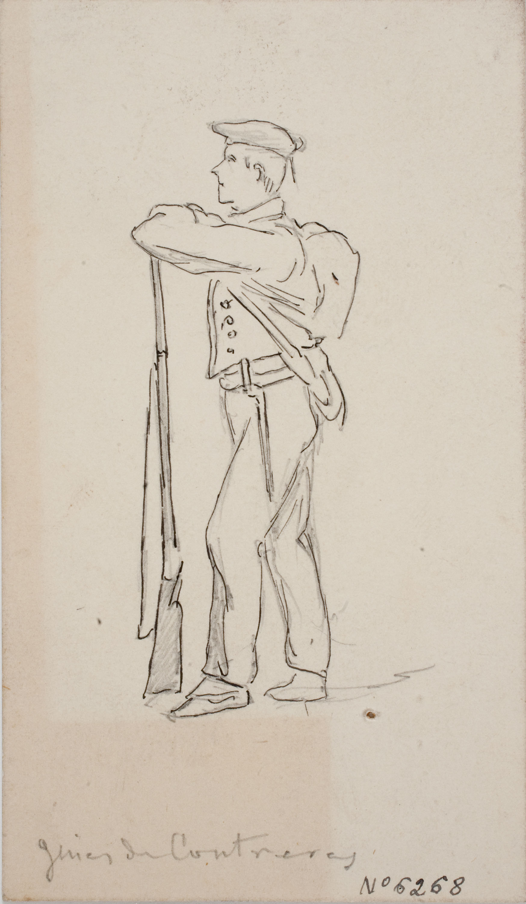 image for: Josep Lluís Pellicer - Gines [?] de Contreras (anvers) / Puente de Tobara (revers) - Cap a 1872-1876