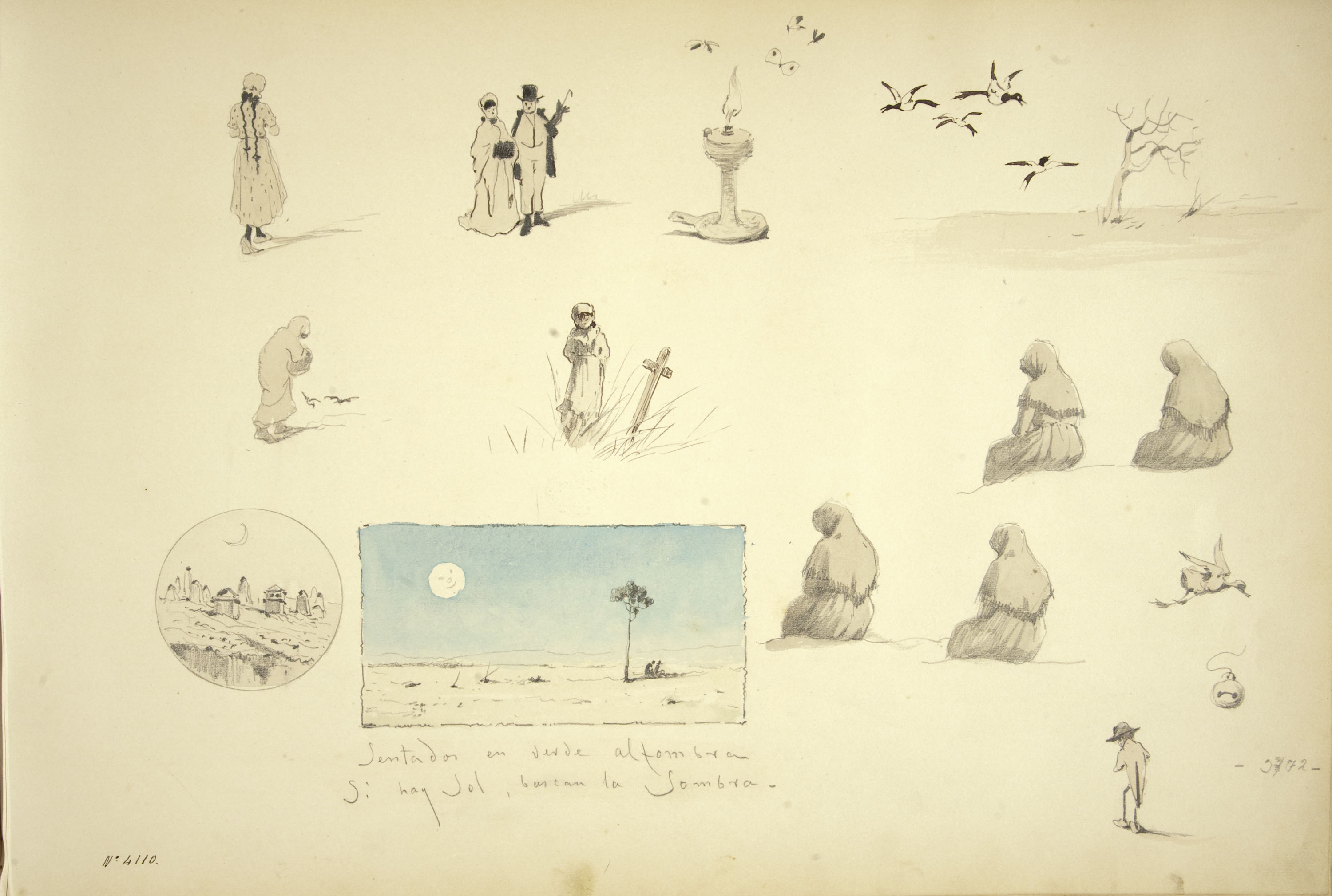 image for: Modest Urgell - Apunts diversos - Cap a 1880