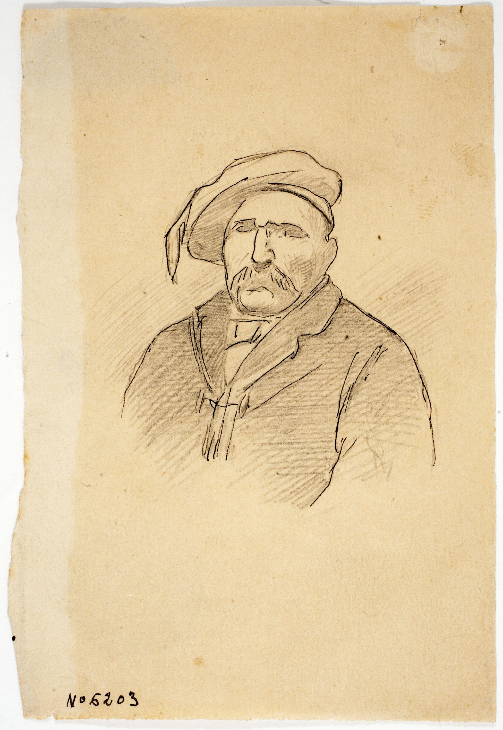 image for: Josep Lluís Pellicer - Retrat de cap carlista - Cap a 1872-1876