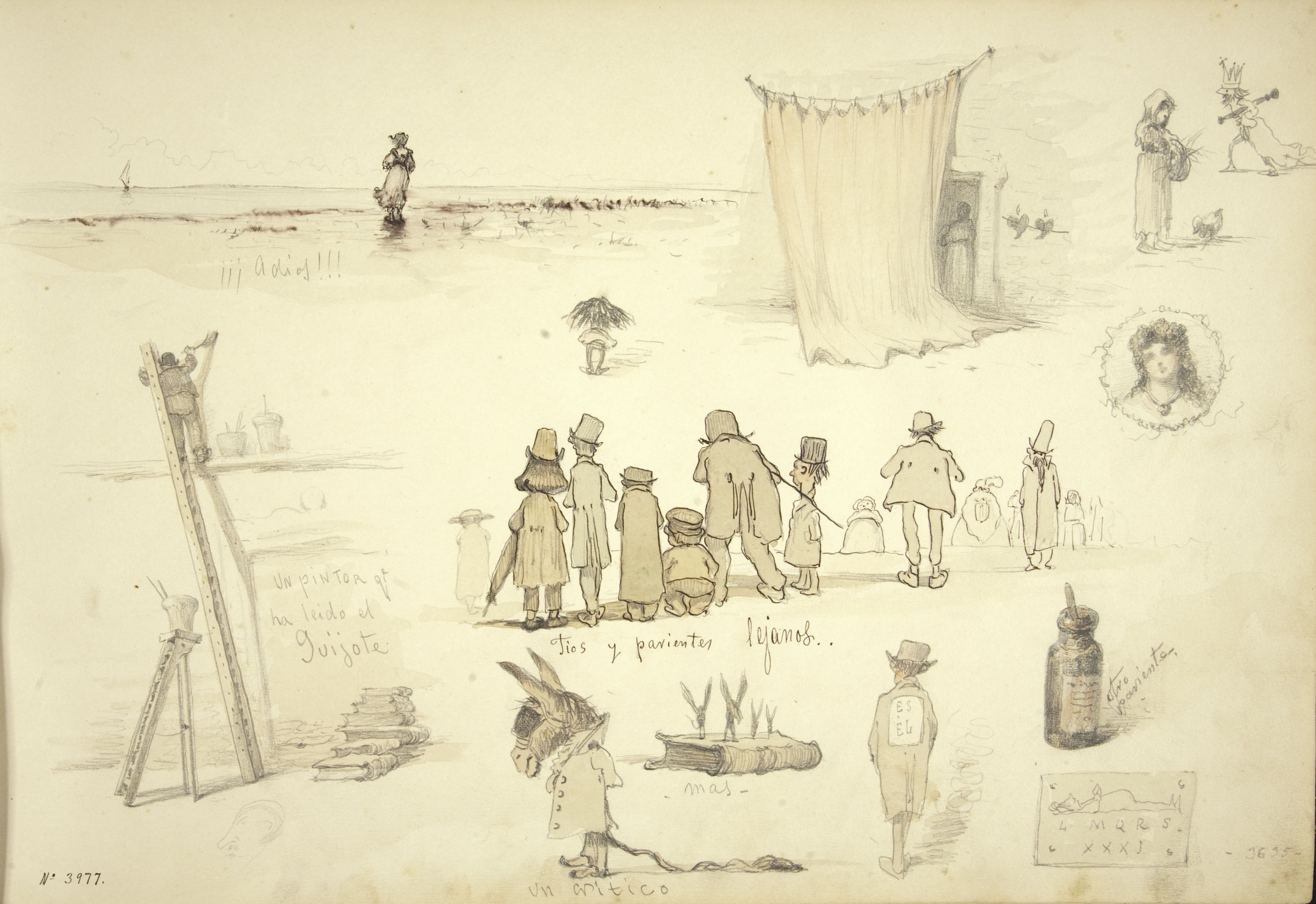 image for: Modest Urgell - Apunts satírics - Cap a 1861