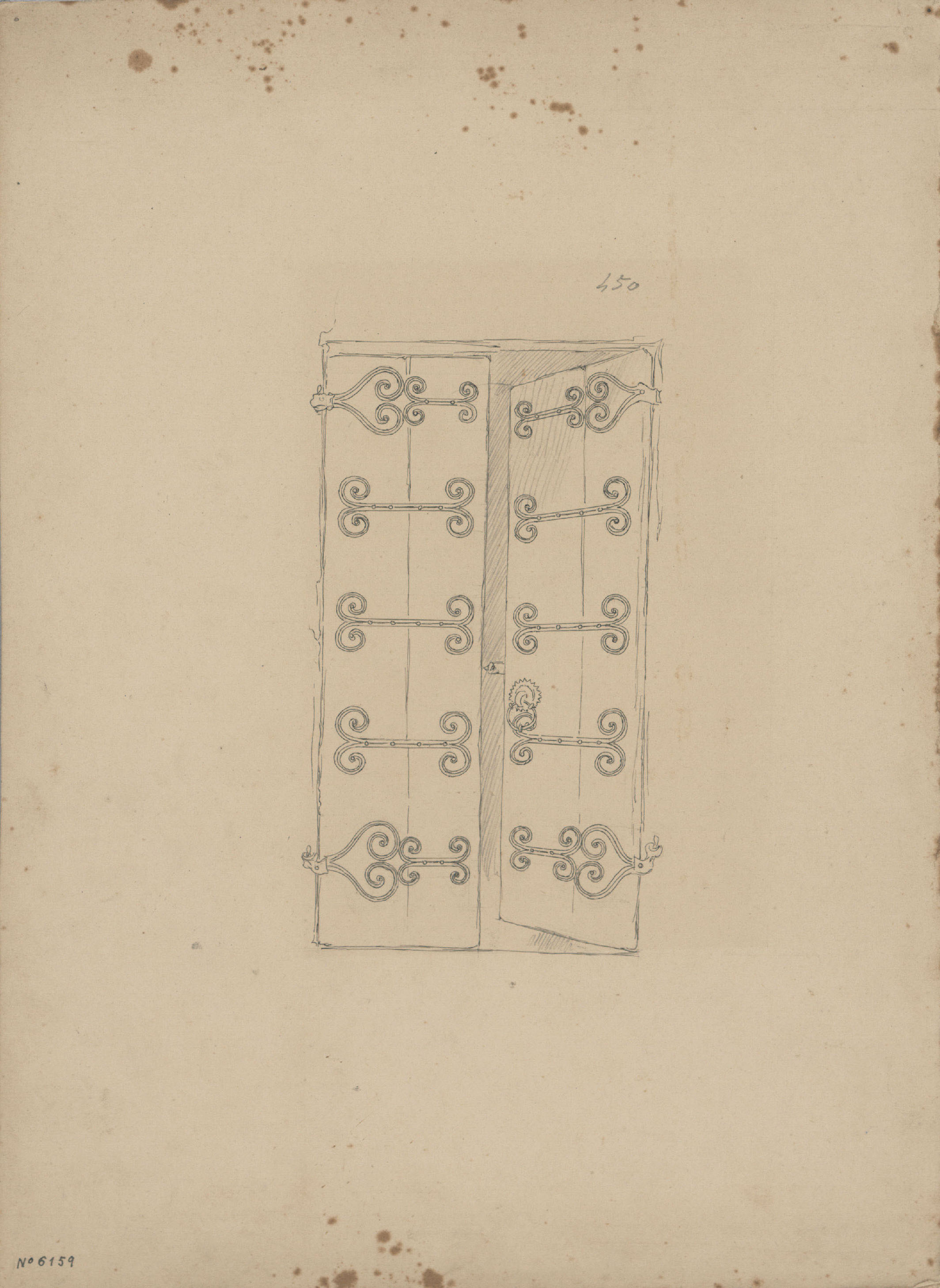 image for: Josep Lluís Pellicer - Porta amb ferradures - Cap a 1889