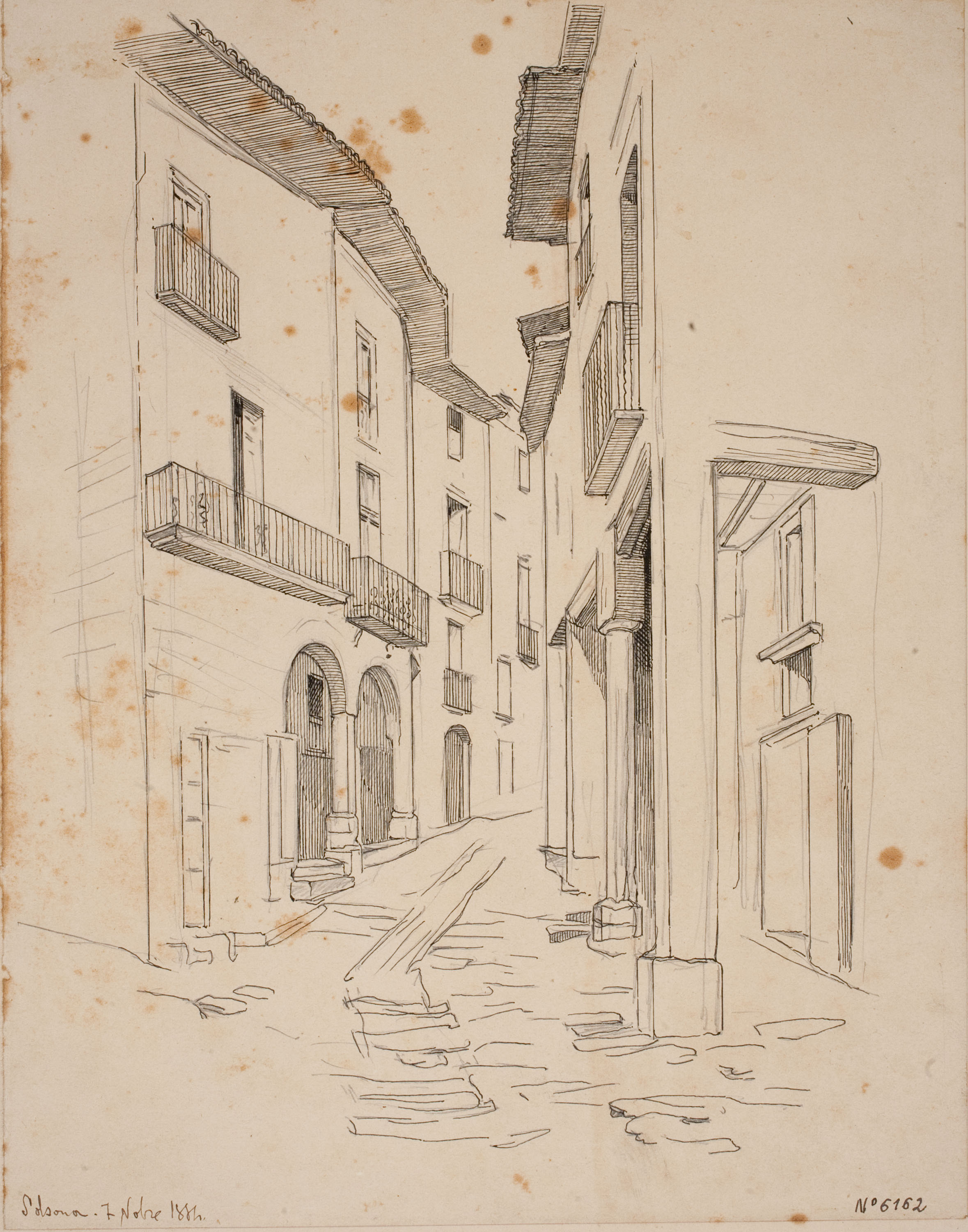 image for: Josep Lluís Pellicer - Carrer de Solsona - 1884