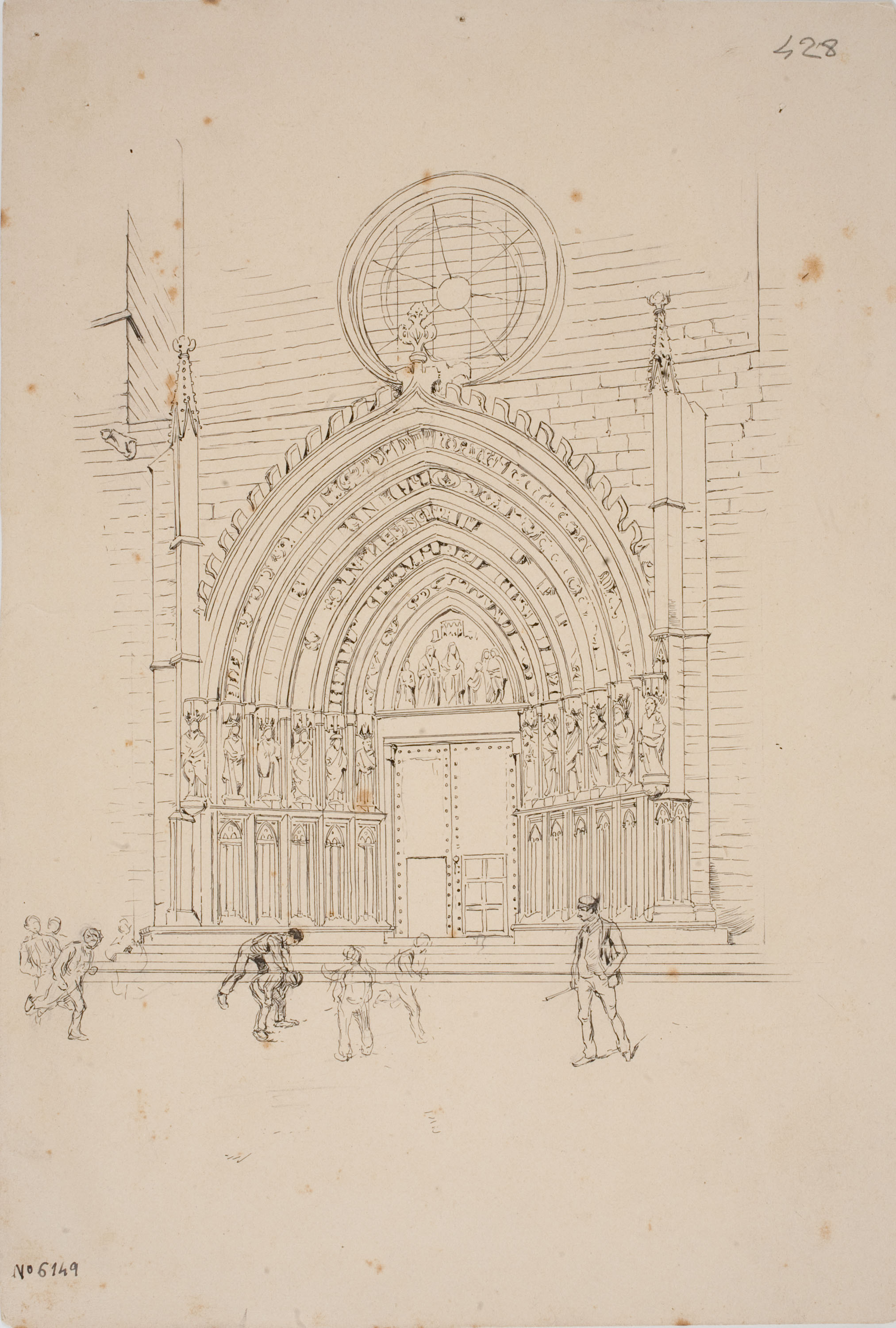 image for: Josep Lluís Pellicer - Portada gòtica - Cap a 1889