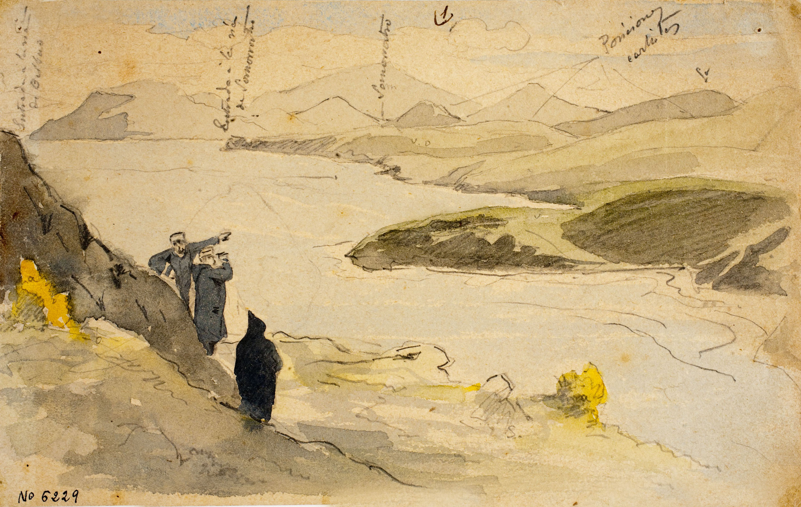 Josep Lluís Pellicer - El general Primo de Rivera reconeixent les posicions carlistes - 1874 image for: Josep Lluís Pellicer - El general Primo de Rivera reconeixent les posicions carlistes - 1874